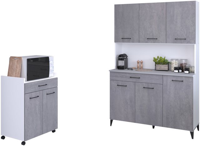 Parisot Schrank-Set Parisot Malice 2, (2-St., Buffet und Beistellschrank au günstig online kaufen