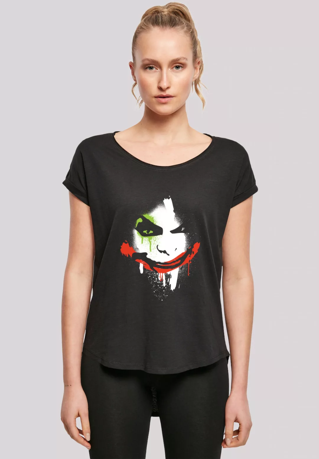 F4NT4STIC T-Shirt DC Comics Batman Arkham City Joker Face Print günstig online kaufen