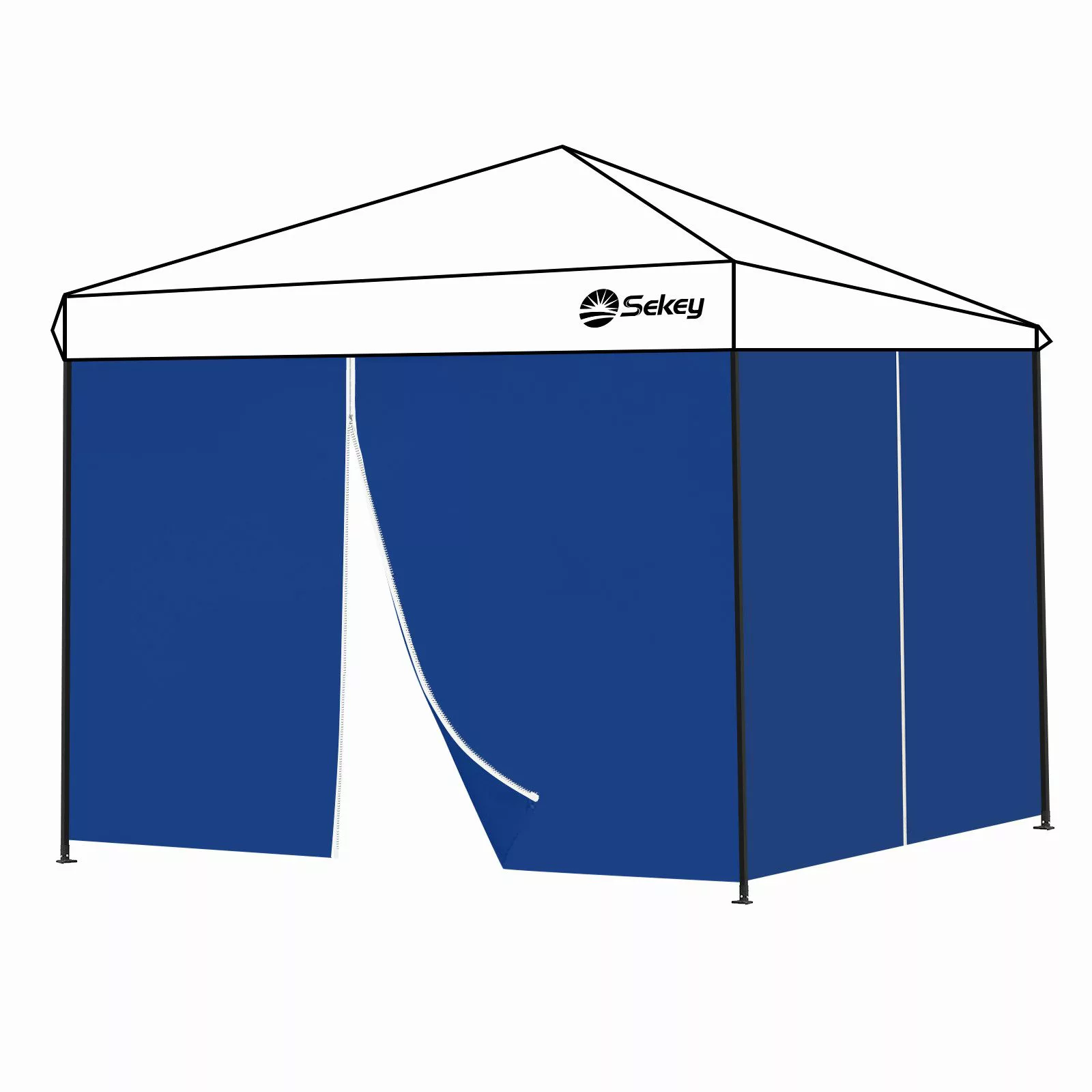 Sekey Pavillonseitenteil 2x Seitenwand Pavillon 3m günstig online kaufen
