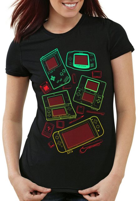 style3 T-Shirt Game Maniac nintendo switch game boy 3ds gamer mario zelda günstig online kaufen