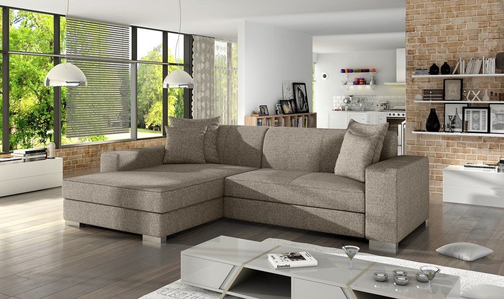 ALTDECOR Ecksofa MEXIC, Couch mit Schlaffunktion, Wohnzimmer - Wohnlandscha günstig online kaufen