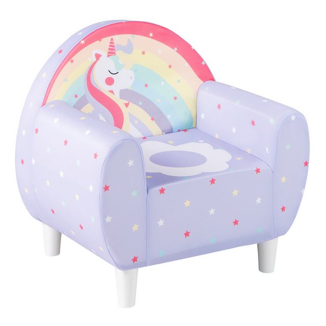 COSTWAY Kindersofa, Kinder Sessel, Spielsofa, Einhorn günstig online kaufen