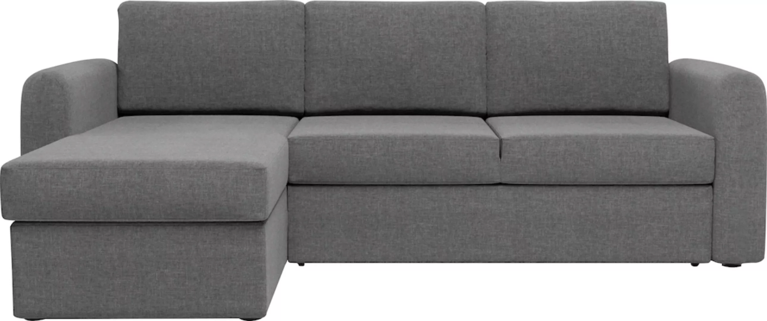 Home affaire Ecksofa »Delaware, Breite 223 cm, Webstoff fein, mit Stauraum« günstig online kaufen