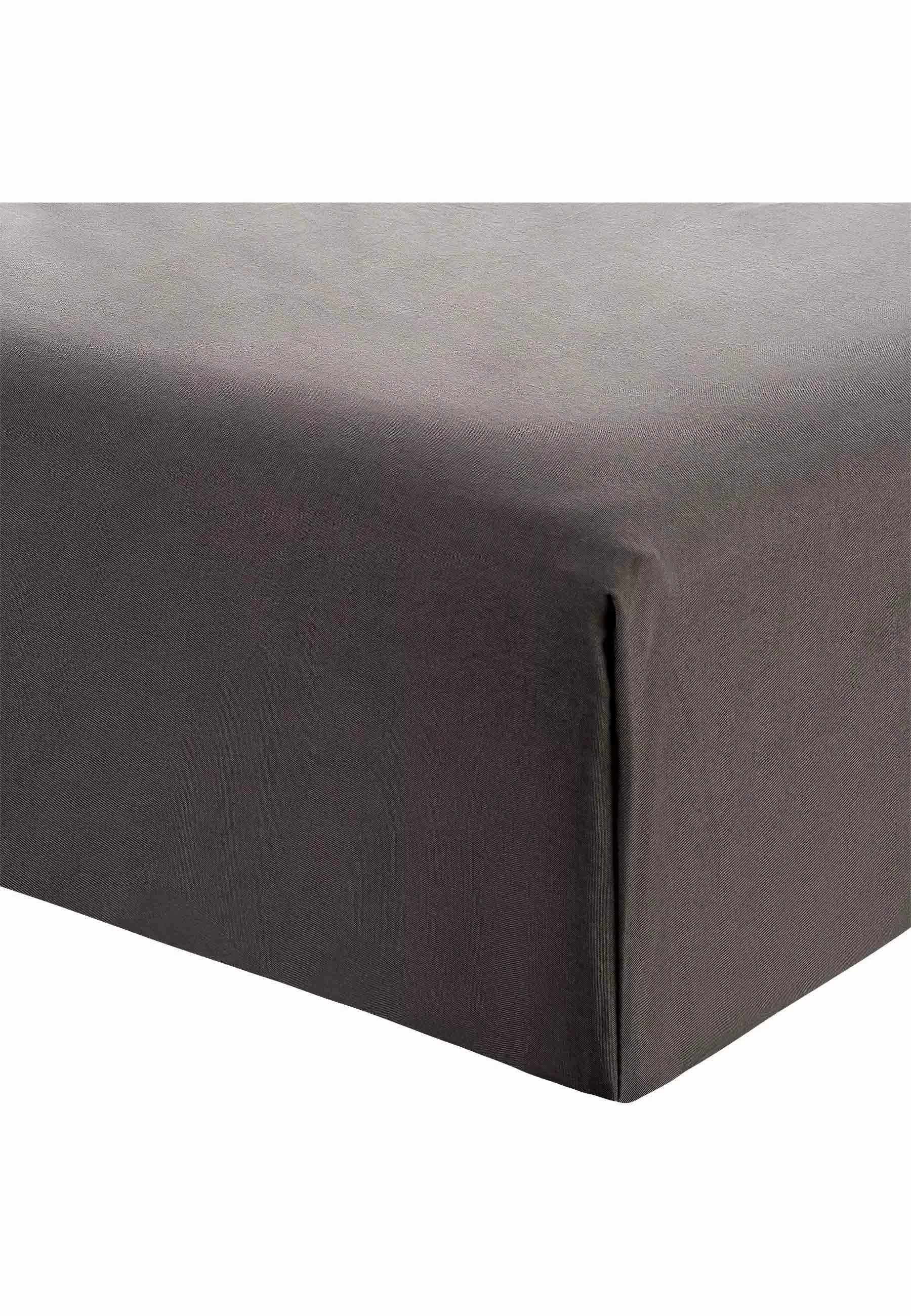 MELA Spannbettlaken Unisex Perkal Spannbetttuch KASOL, günstig online kaufen