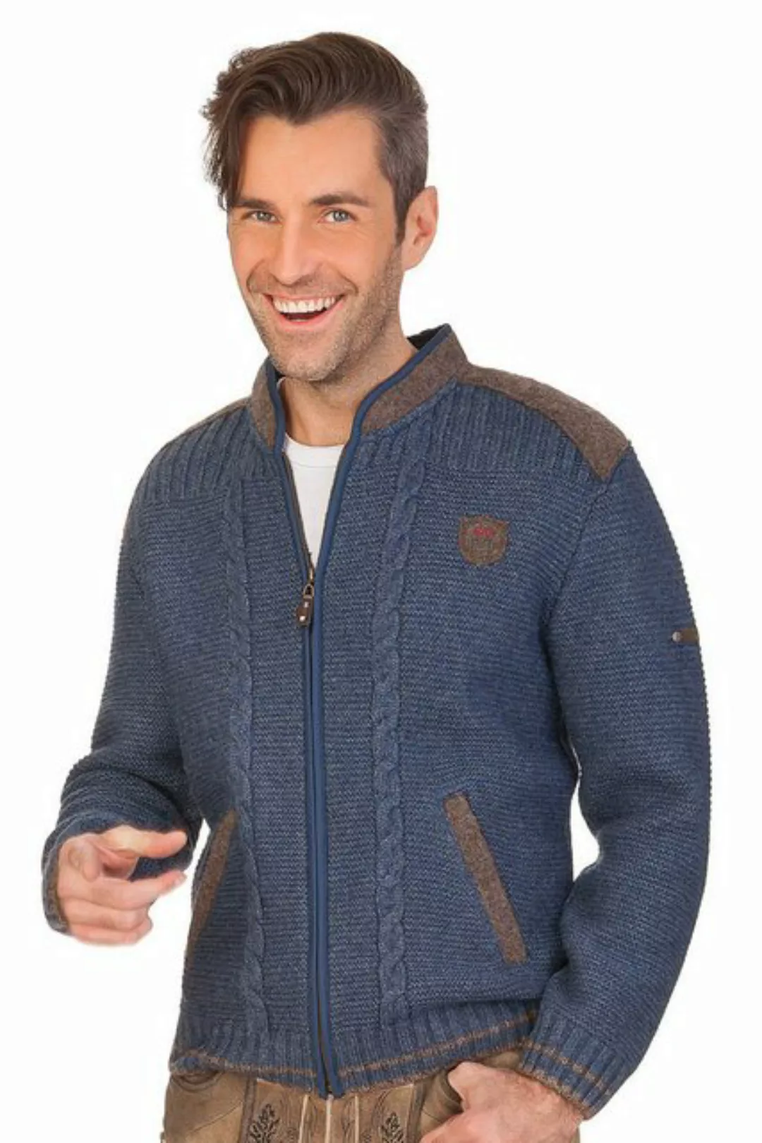 Spieth & Wensky Trachtenstrickjacke Trachten Strickjacke Herren - GRAHAM - günstig online kaufen