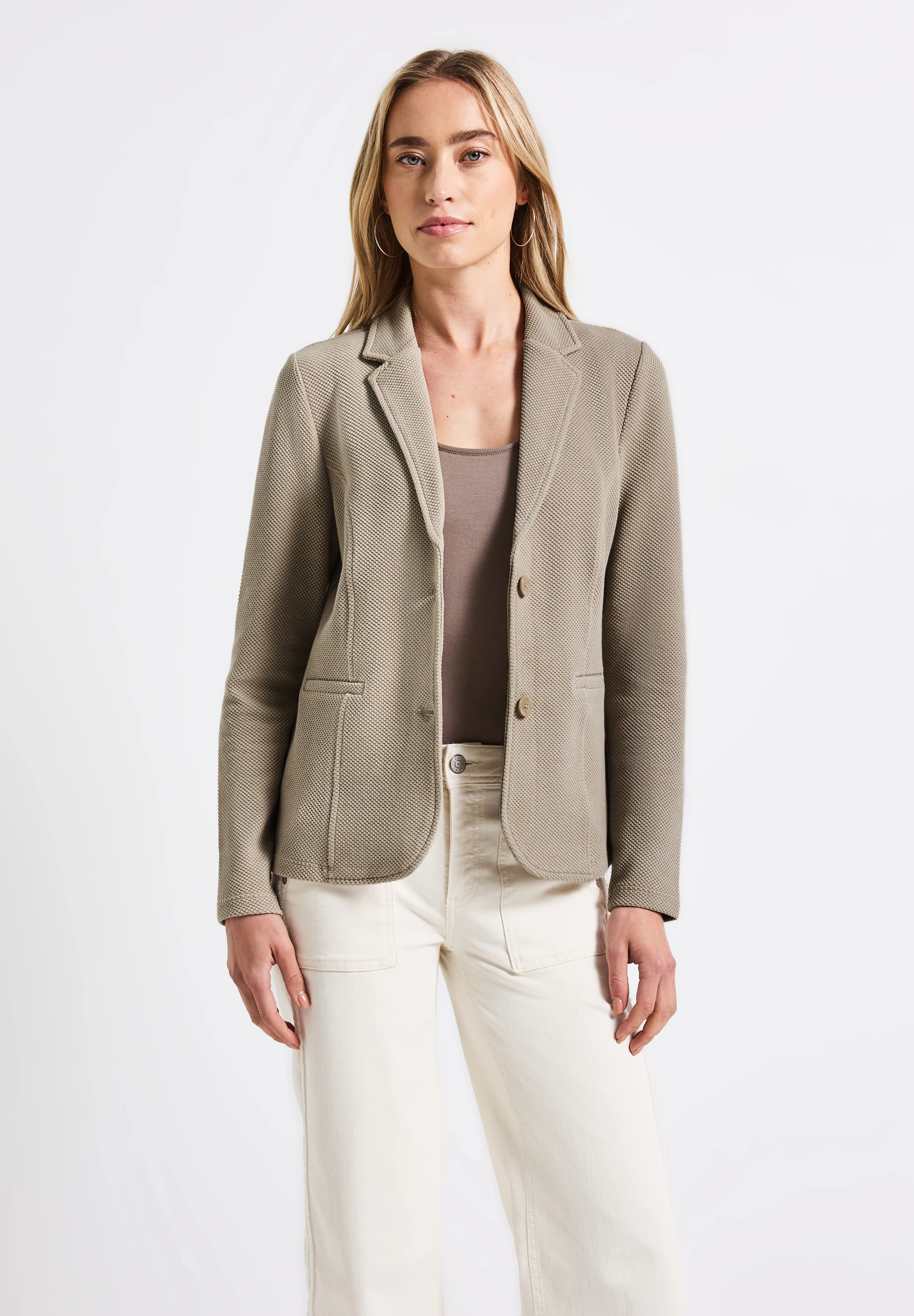 STREET ONE Kurzblazer, aus softem Materialmix günstig online kaufen