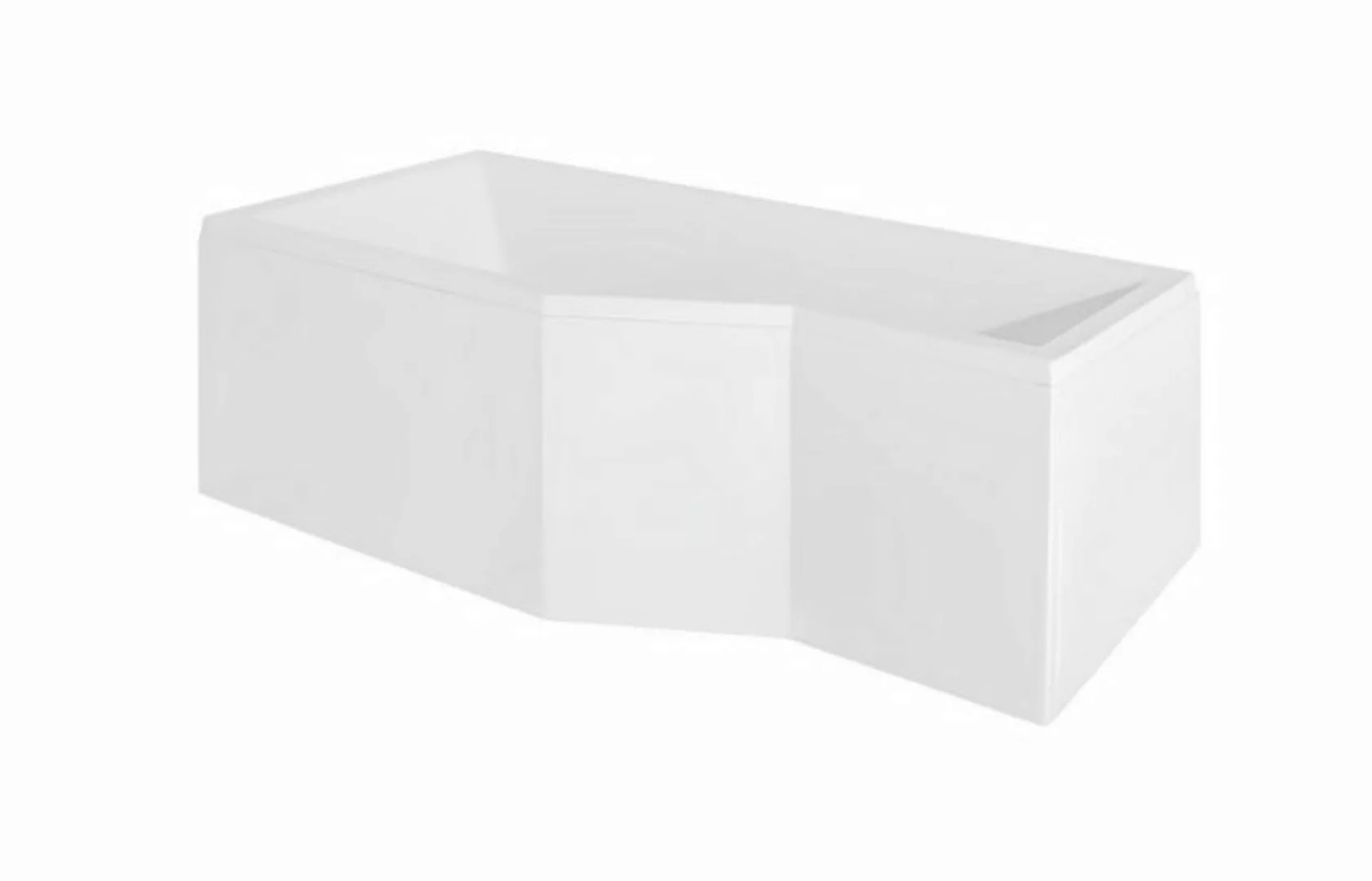 Xlmoebel Ecksofa Moderne rechteckige Acryl-Badewanne mit Duschwand für das günstig online kaufen