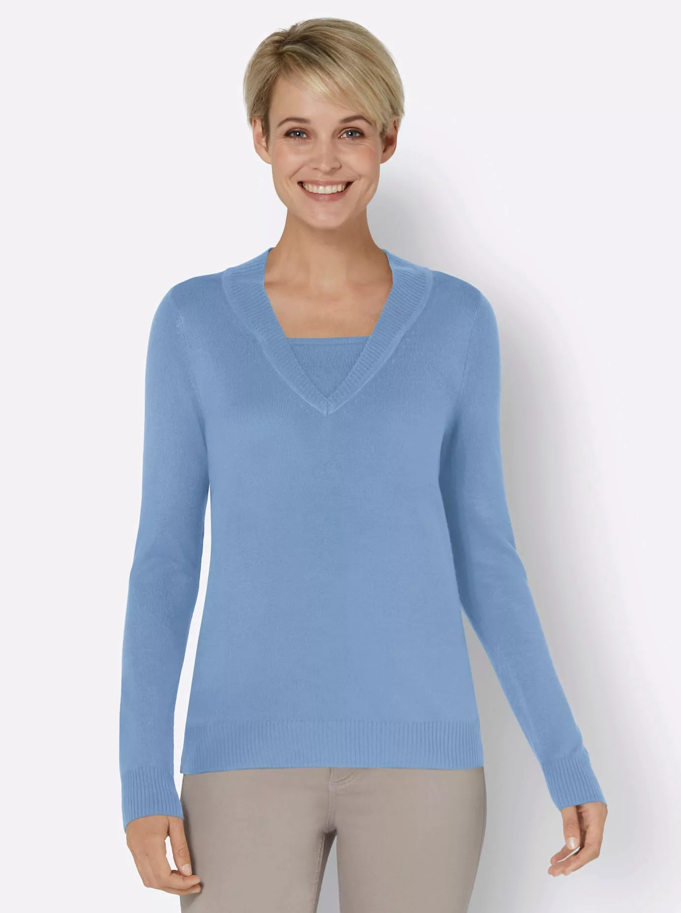 Classic Basics 2-in-1-Pullover "Pullover" günstig online kaufen