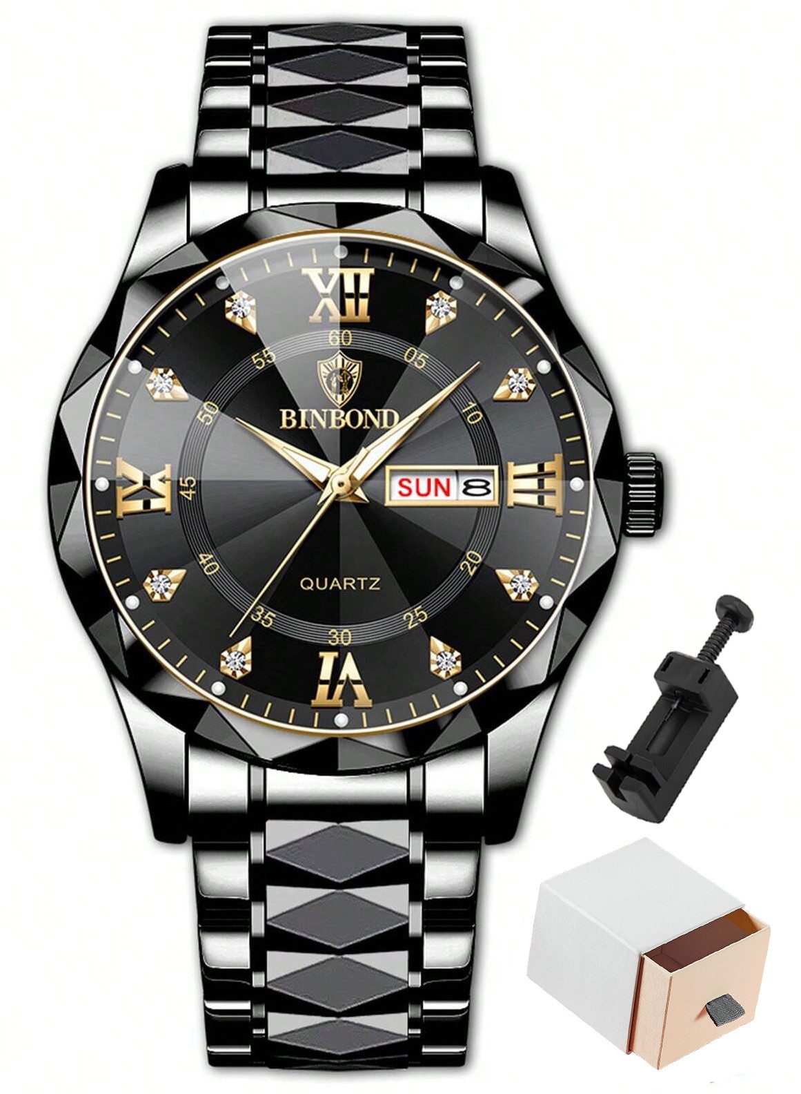Forrlite Quarzuhr Quarzuhr, Multifunktionsuhr Armbanduhr, Chronograph günstig online kaufen