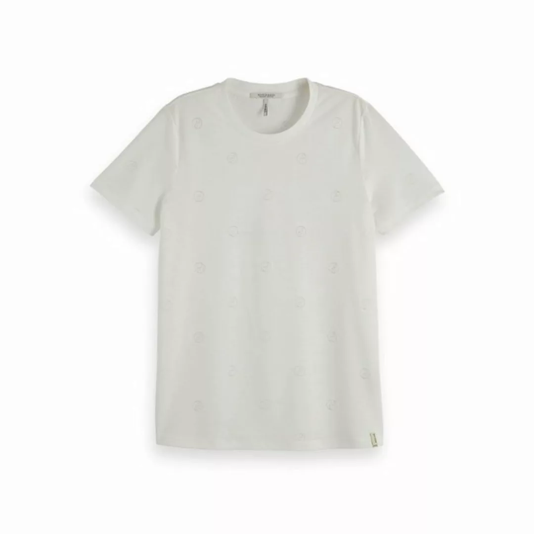 Maison Scotch T-Shirt Maison Scotch Damen T-Shirt Burn-Out Pattern 157433 günstig online kaufen