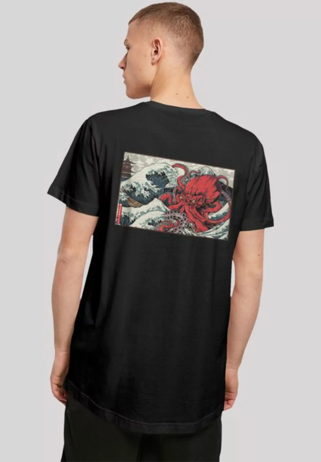 F4NT4STIC T-Shirt "Kanagawa Octopus", Print günstig online kaufen