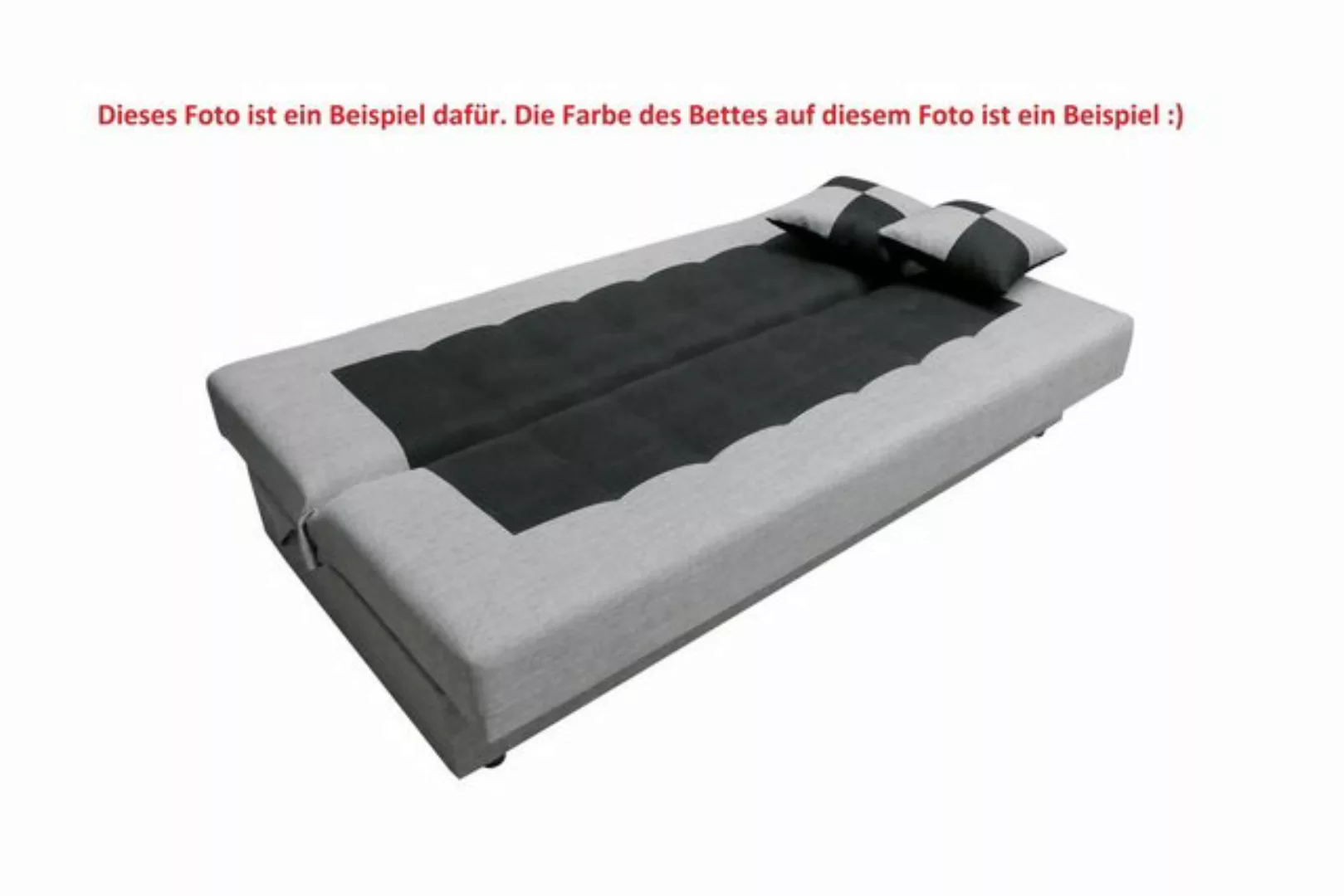 pressiode Sofa Schlafsofa, COUCH mit Schlaffunktion und Bettkasten 192cm PO günstig online kaufen