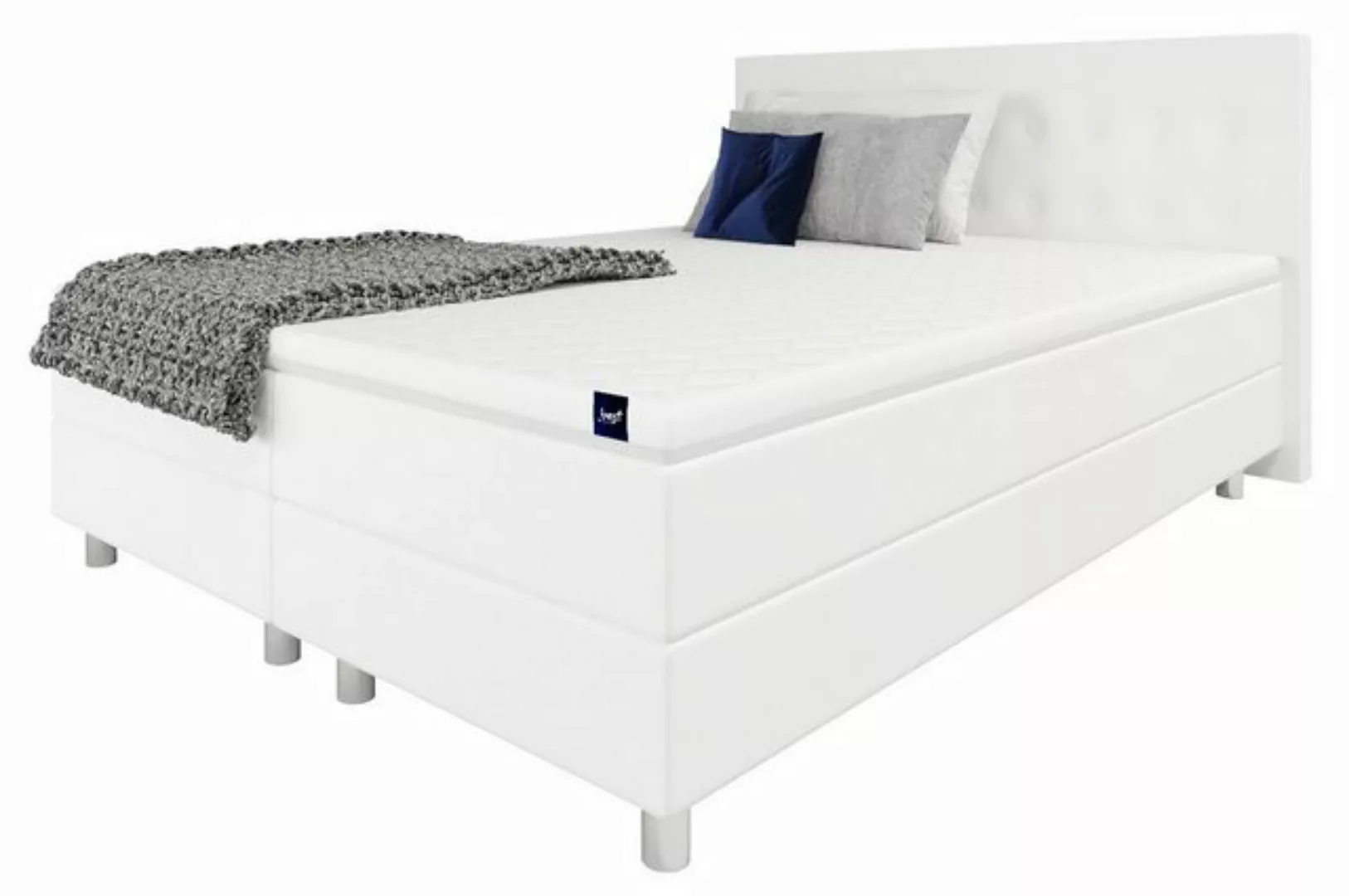 Best for Home Boxspringbett Sawanna, mit Topper günstig online kaufen