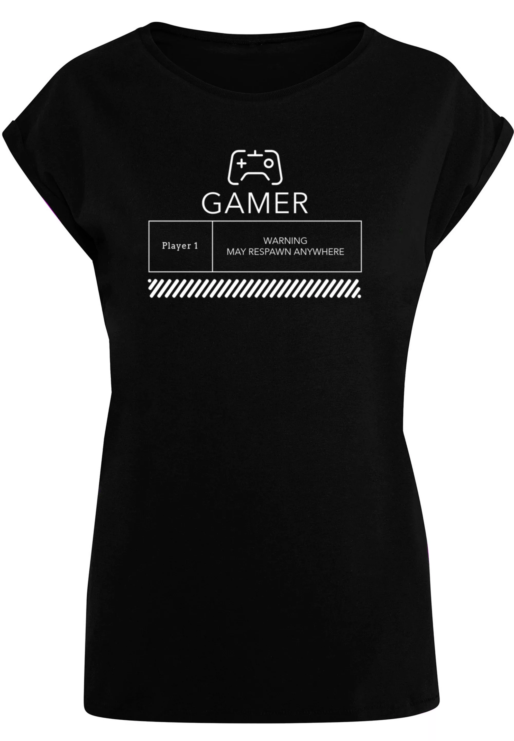 F4NT4STIC T-Shirt "Retro Gaming May Respawn Anywhere", Print günstig online kaufen