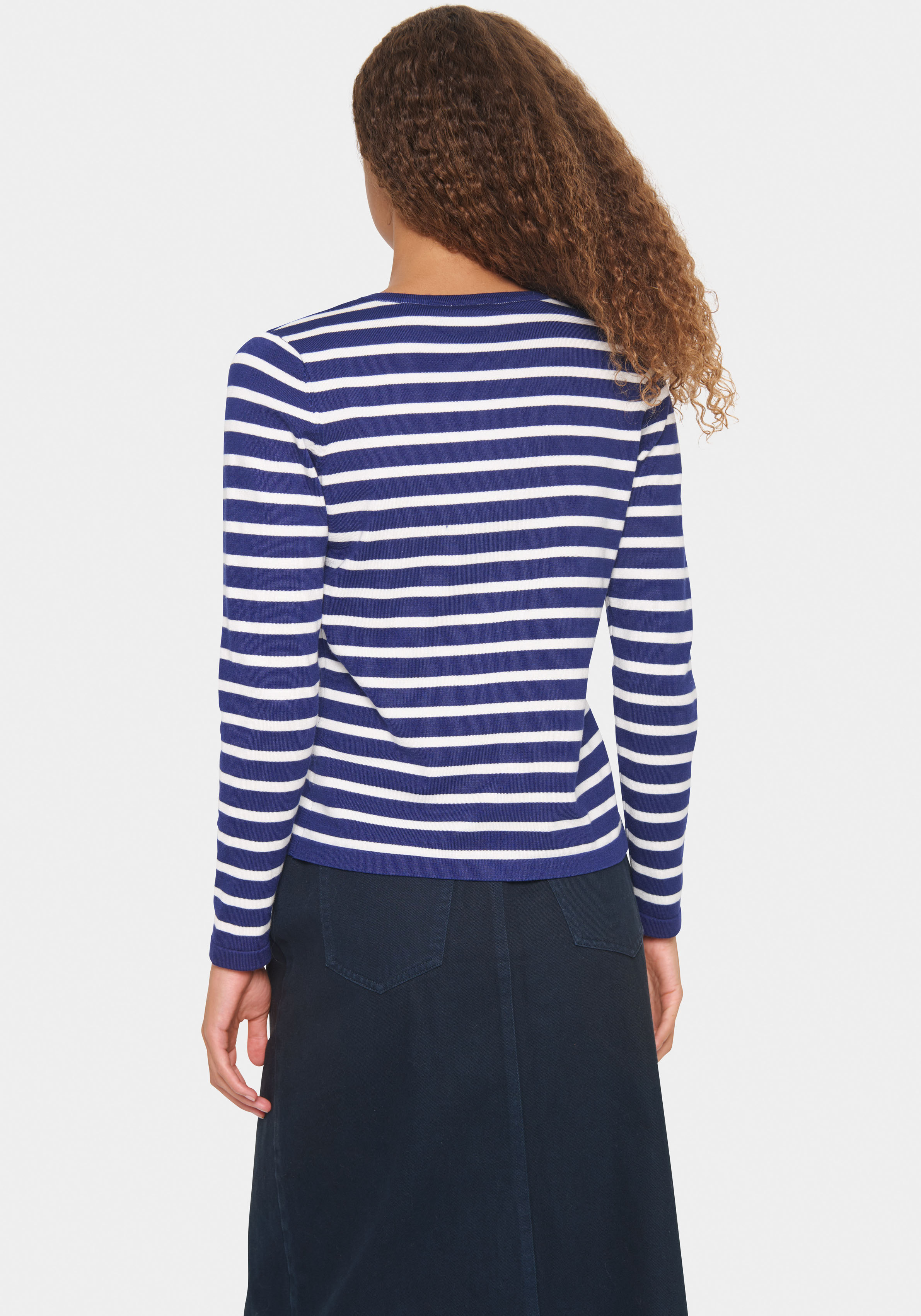 Saint Tropez Strickjacke MilaSZ Striped Cardigan günstig online kaufen