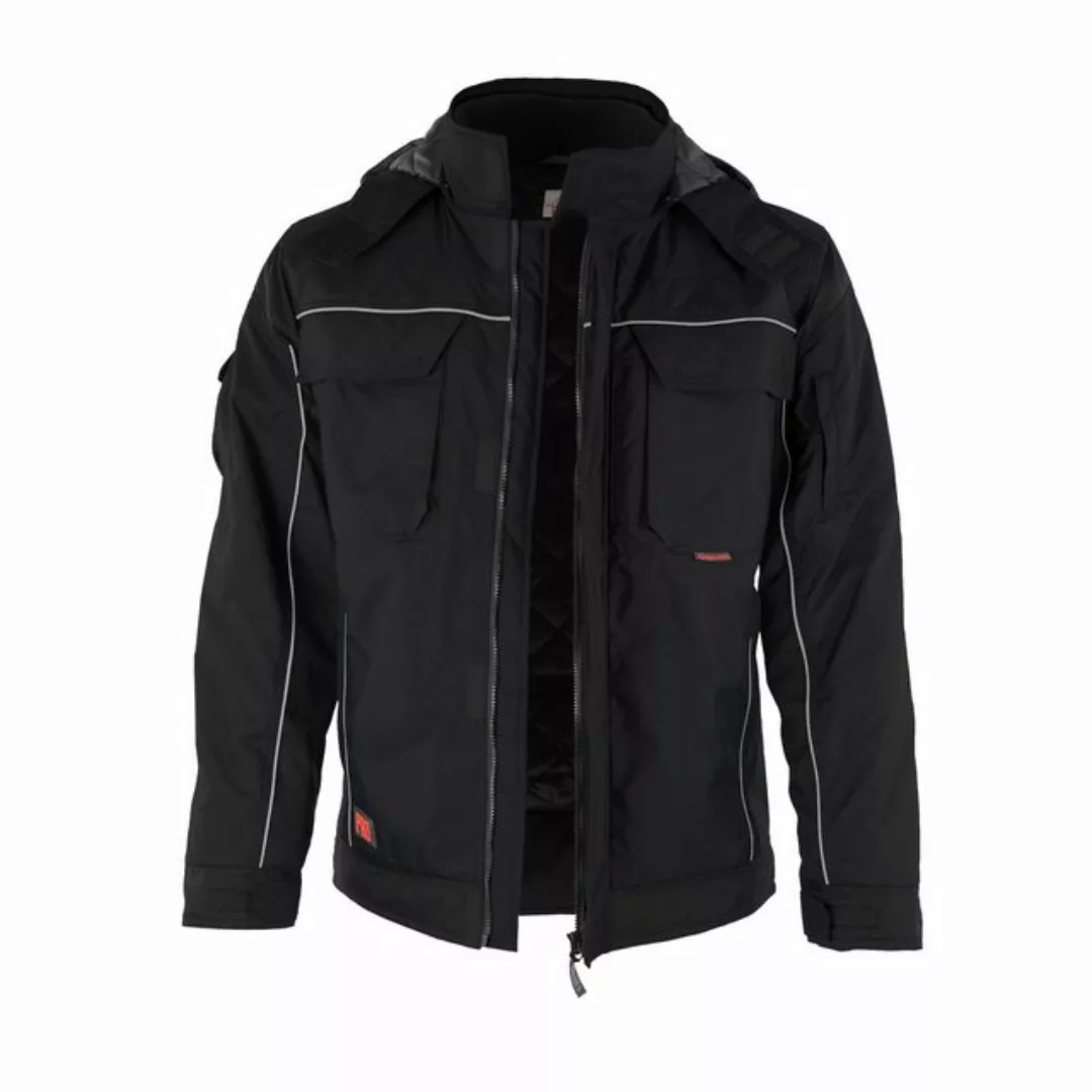 Qualitex Workwear Winterjacke Winterjacke "PRO" schwarz, Gr. XL günstig online kaufen