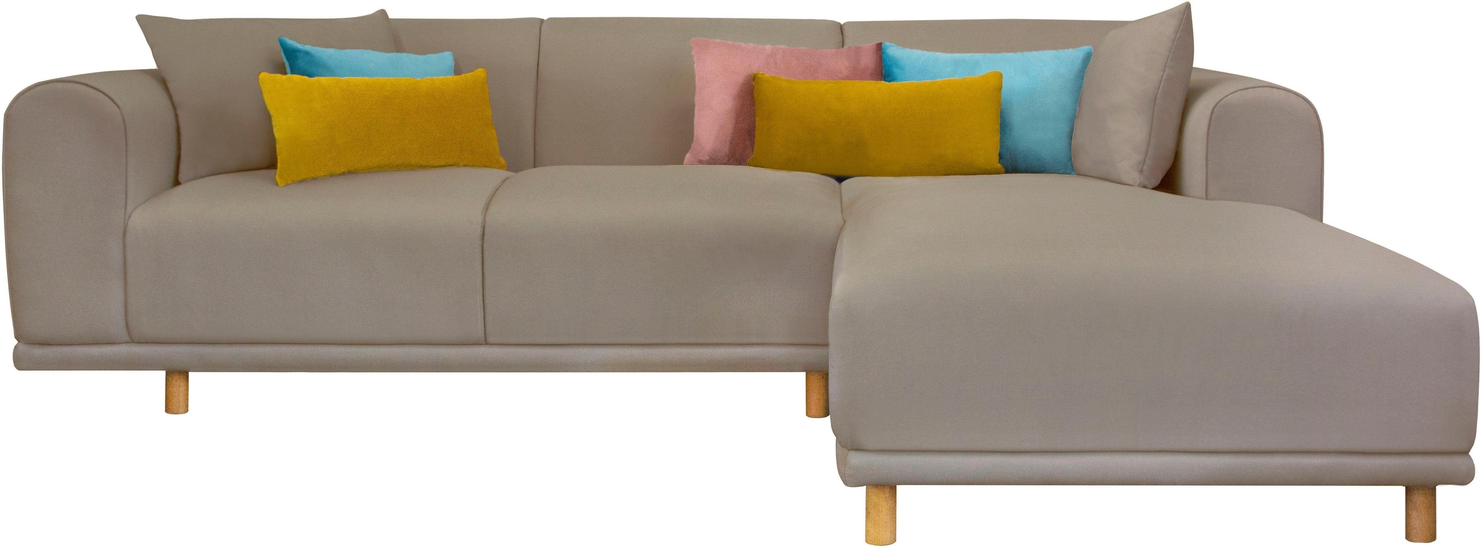 andas Ecksofa Maroon L-Form, in skandinavischem günstig online kaufen