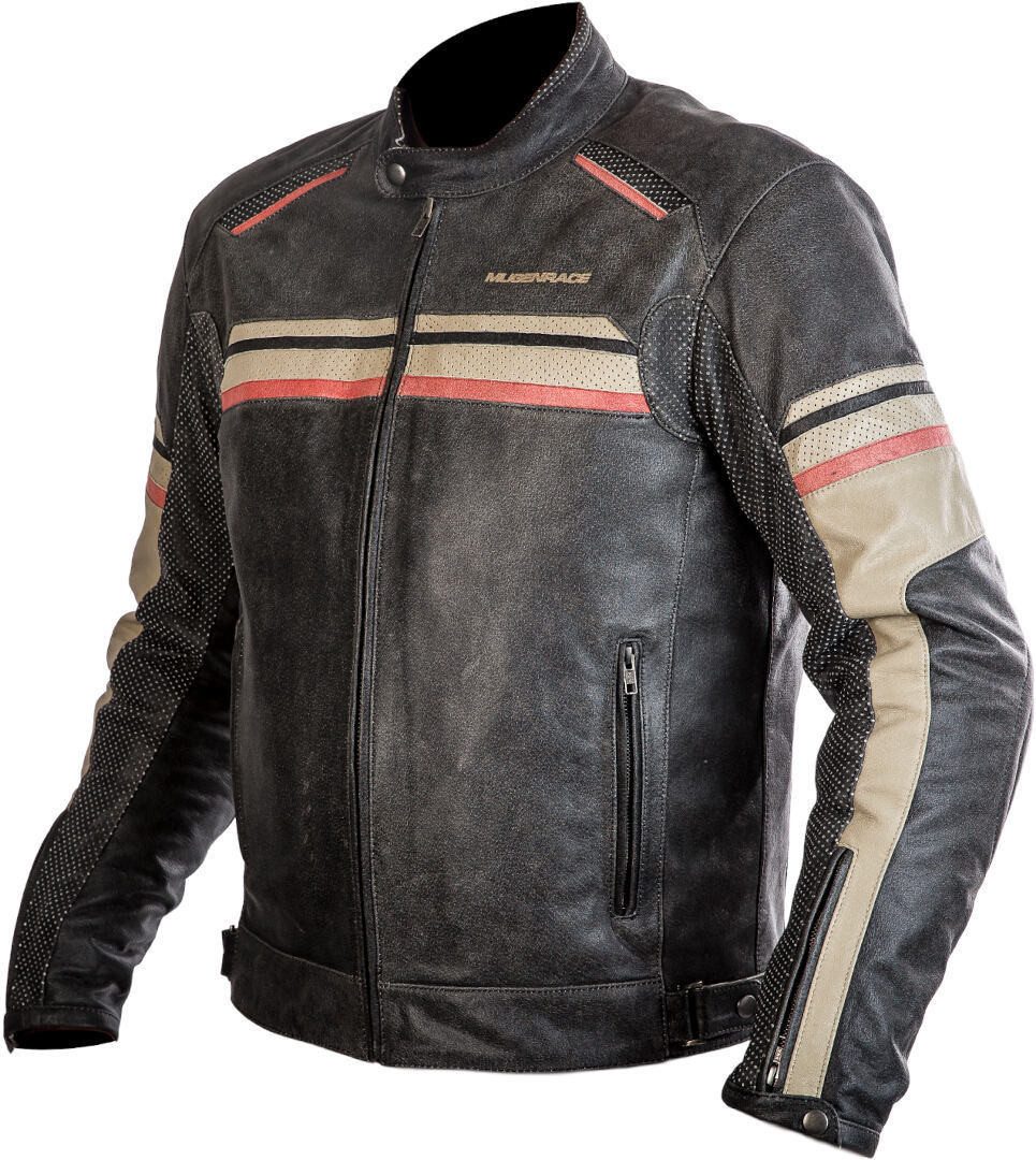 MUGENRACE Motorradjacke Loksait Motorrad Lederjacke protektoren günstig online kaufen
