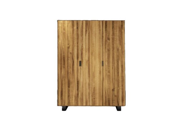 Natur24 Kleiderschrank Kleiderschrank Leeds Wildeiche 149x50x210 gestell mi günstig online kaufen