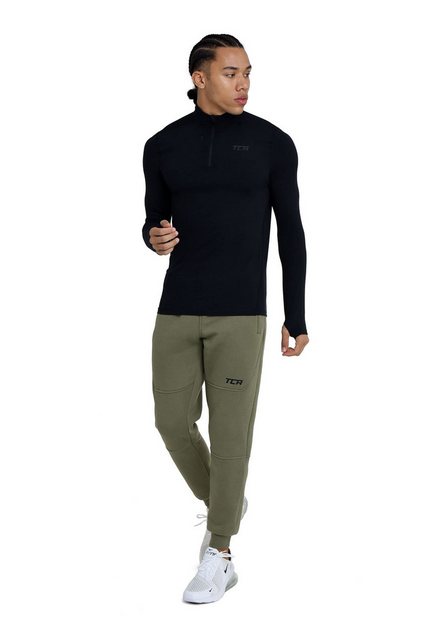 TCA Laufhose TCA Herren Jogginghose, Reißverschlusstaschen, Dunkelgrün (1-t günstig online kaufen