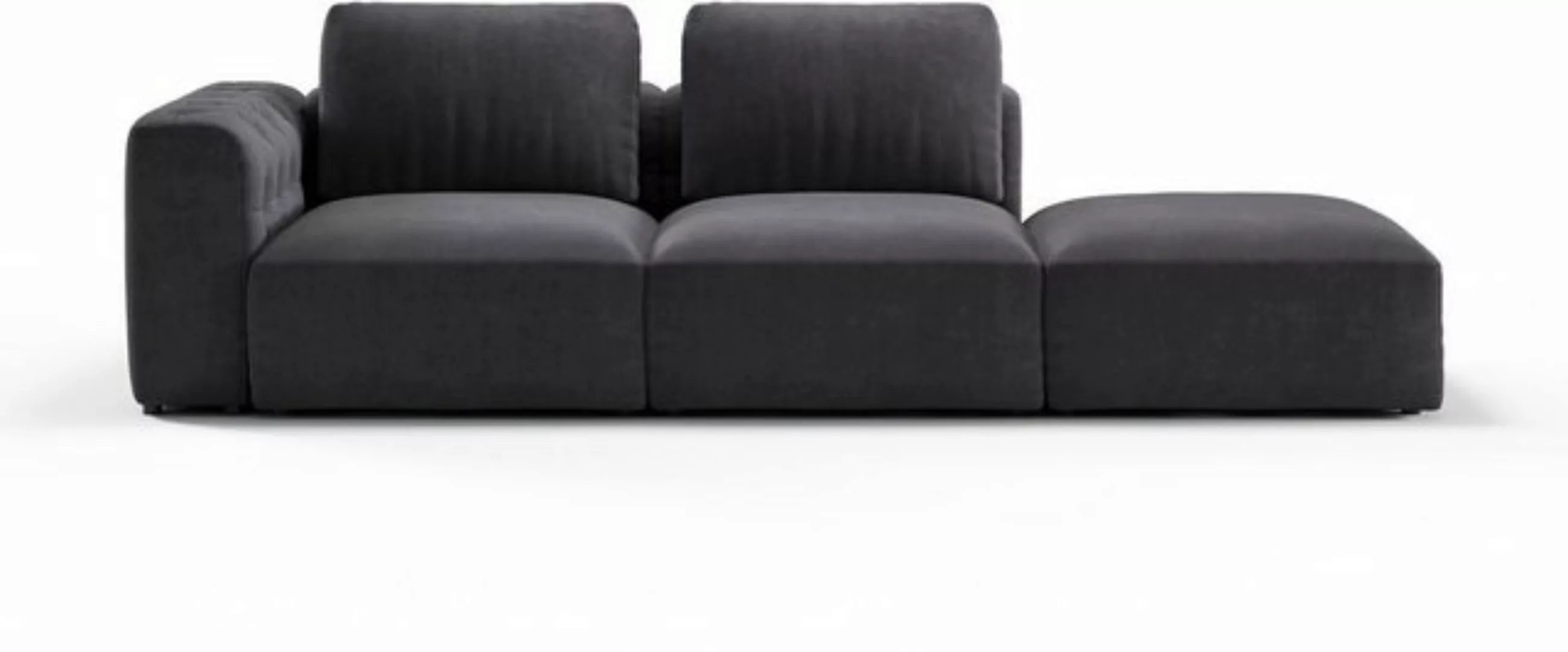 RAUM.ID Chaiselongue Cushid, Modul-Sofa, bestehend aus 2-Sitzer und Hocker günstig online kaufen