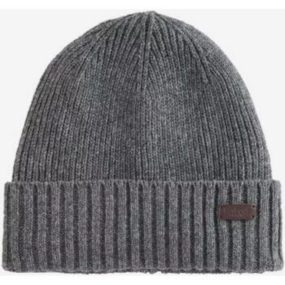 Barbour  Mütze Carlton Beanie-Mütze – grau günstig online kaufen