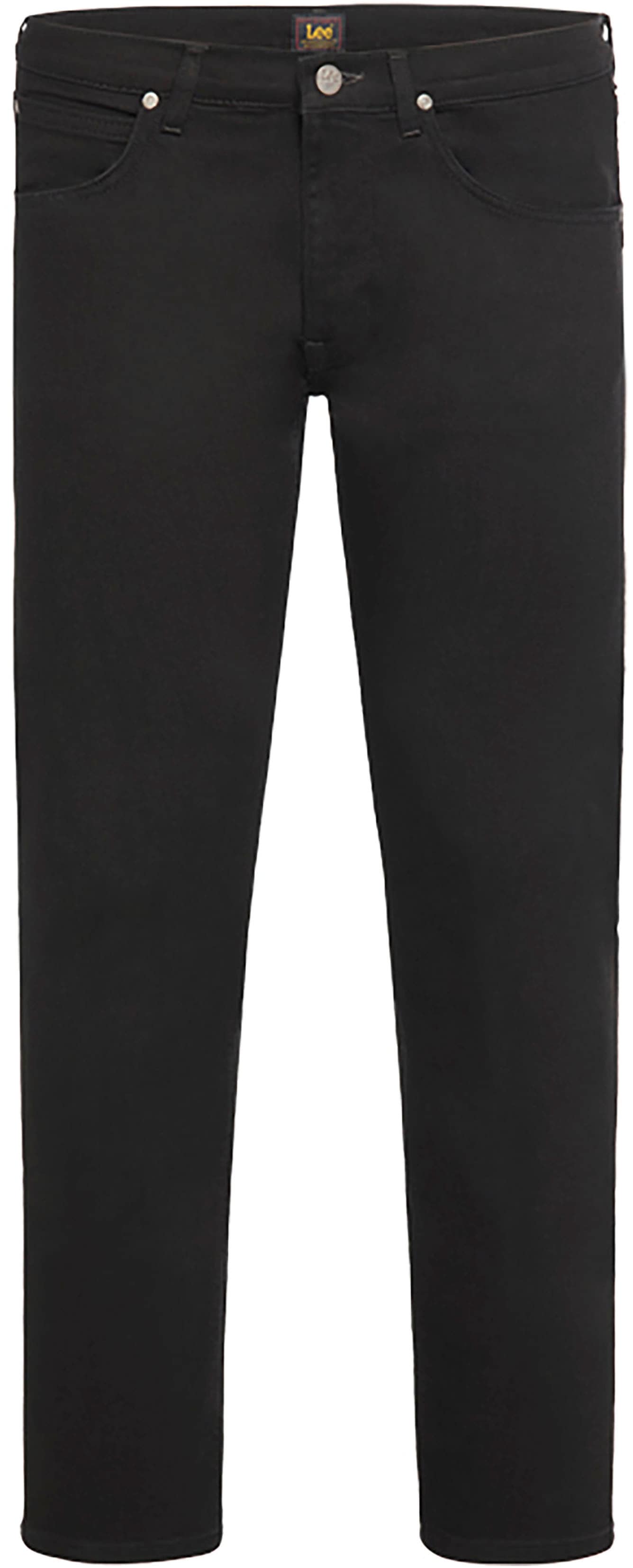 Lee Herren Jeans Brooklyn Straight - Regular Fit - Schwarz - Clean Black günstig online kaufen