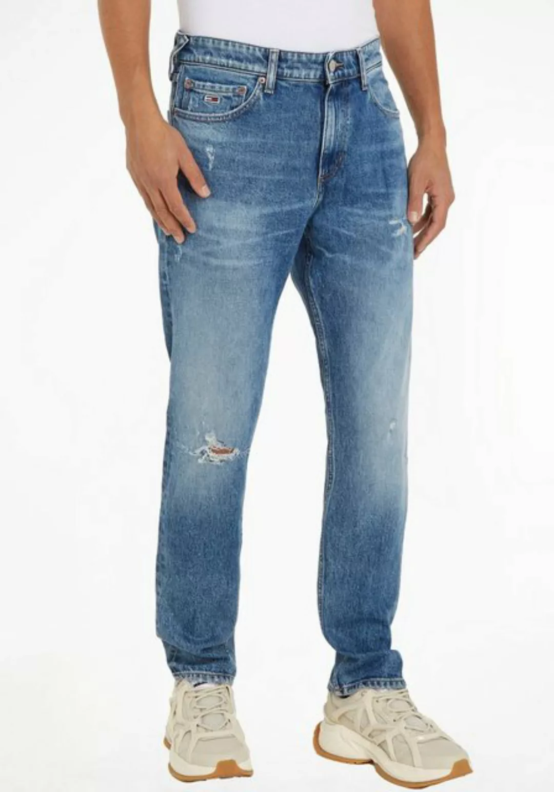 Tommy Jeans Slim-fit-Jeans "Scanton Slim Denim", mit Used-Effekten günstig online kaufen