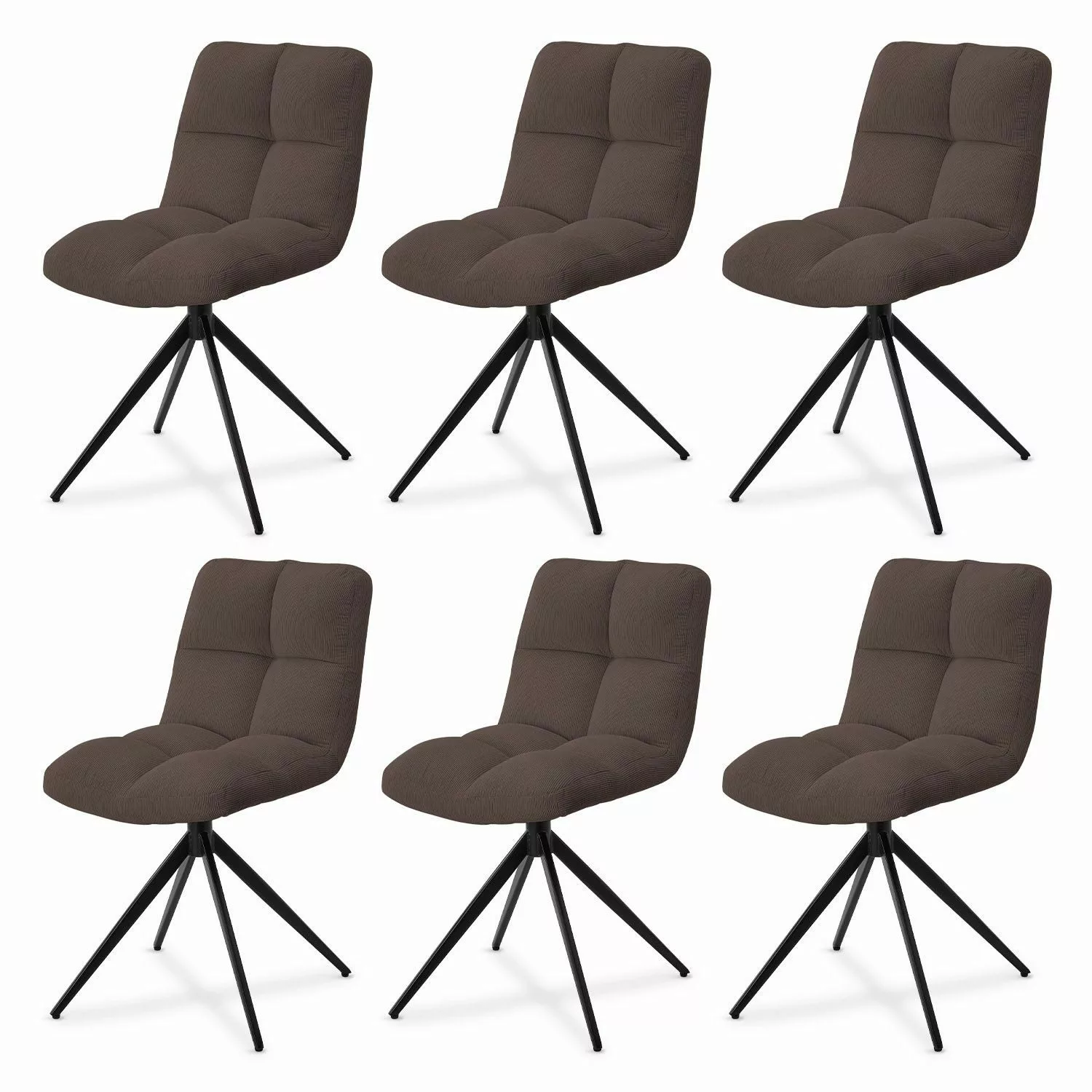 Juskys Esszimmerstuhl Dallas (6 St), 6er günstig online kaufen