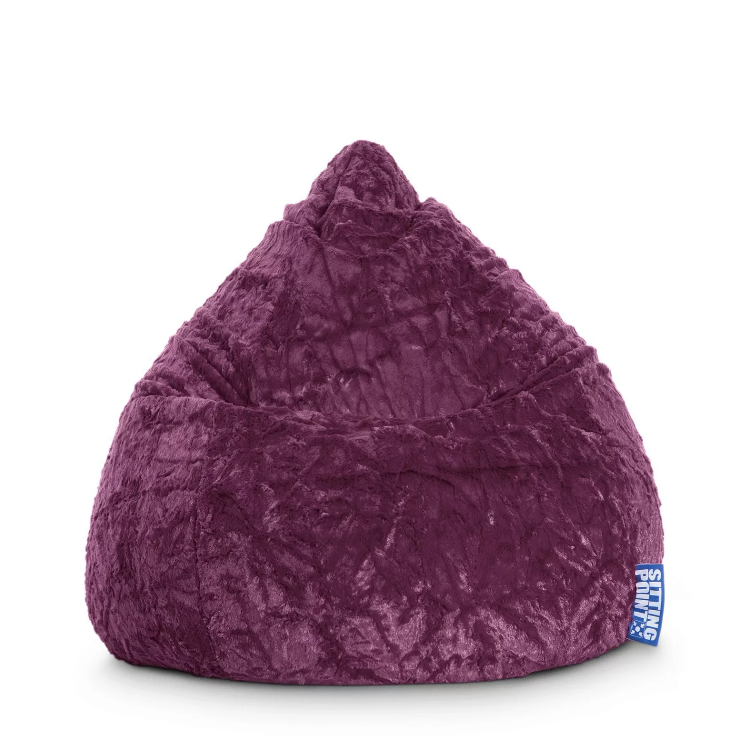 Sitting Point Sitzsack Fluffy 220 l Aubergine günstig online kaufen