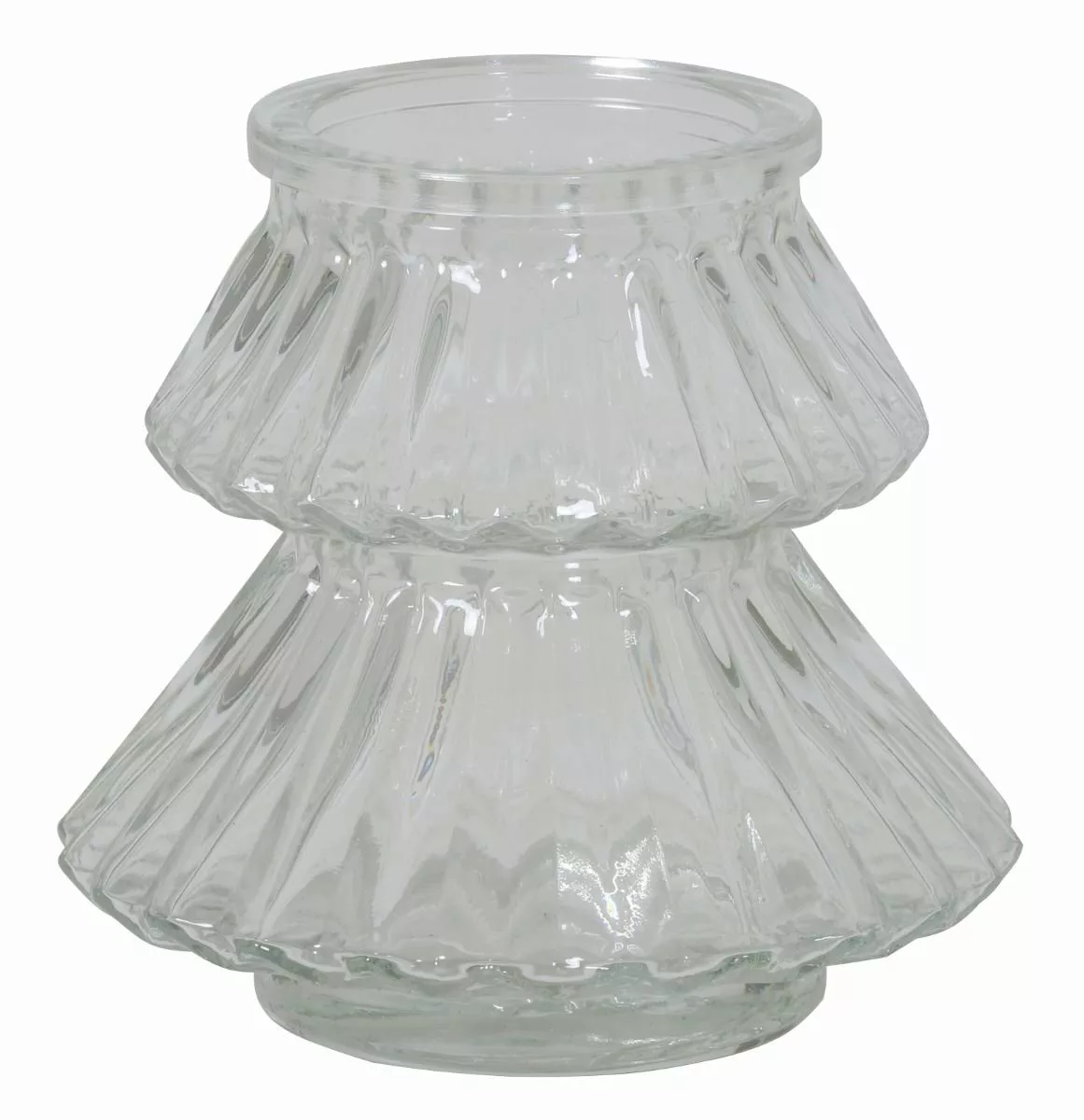 Light & Living Teelichthalter TREE Teelicht Glas Klar Ø 11 cm (klar) günstig online kaufen