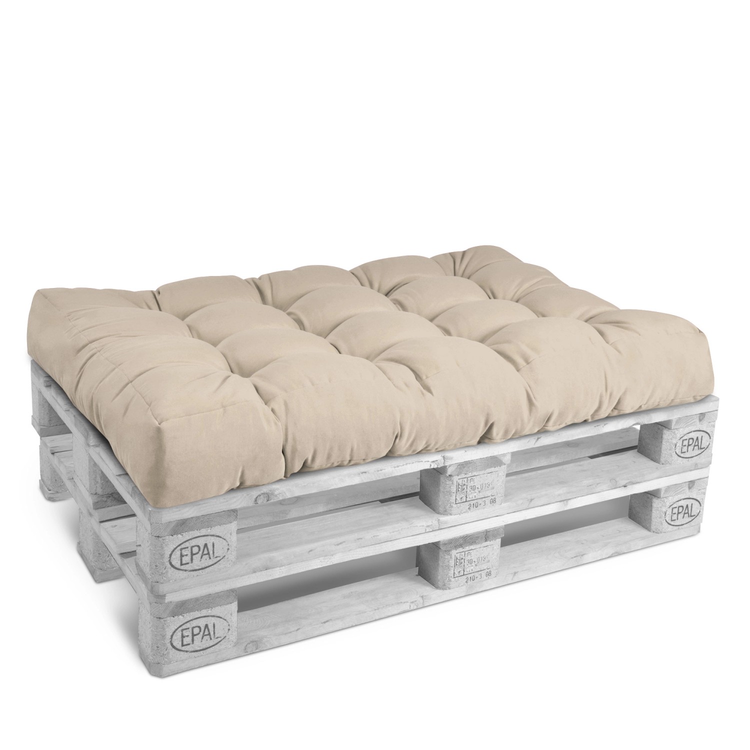 Beautissu ECO Style Palettenkissen Sitz 120x80x15cm Natur günstig online kaufen