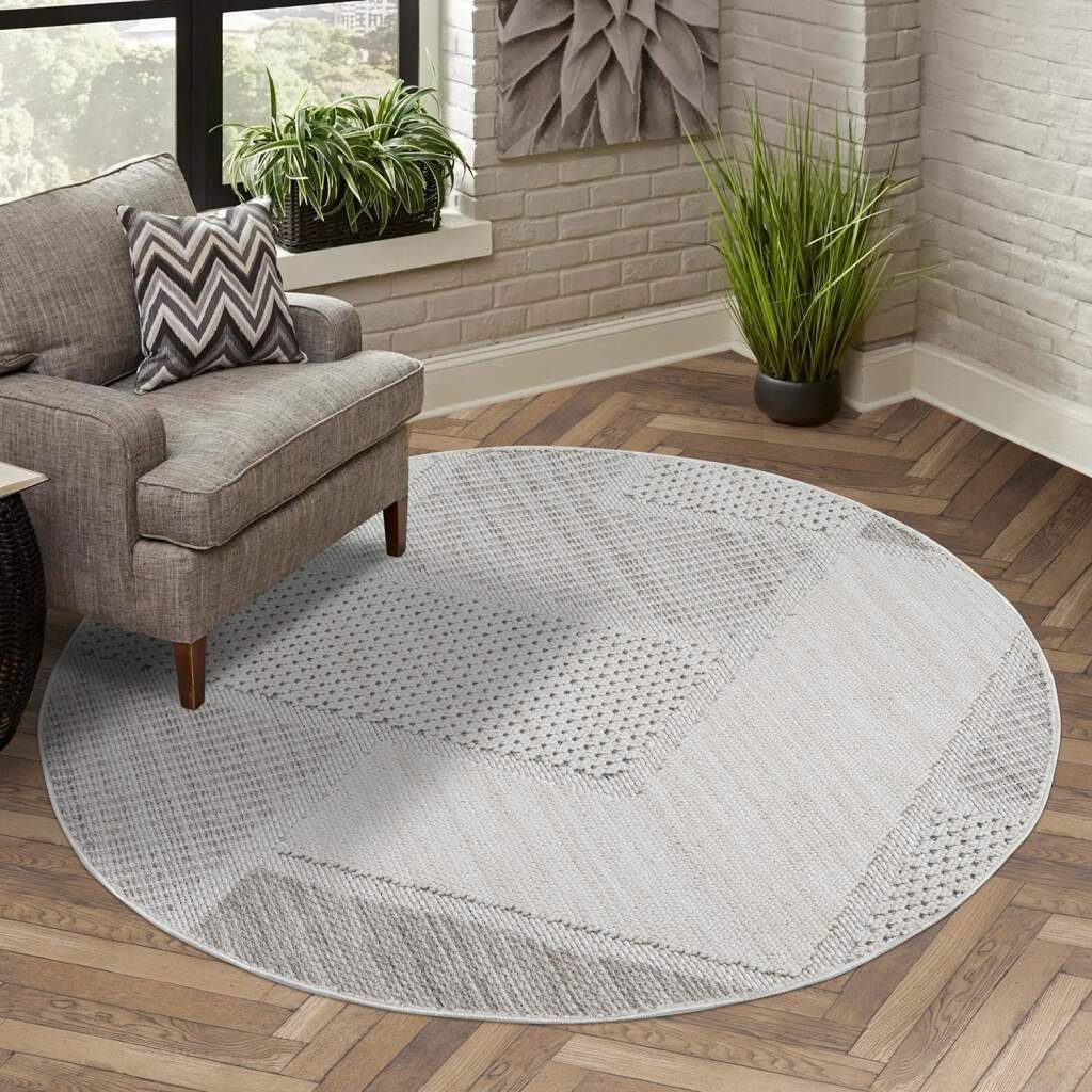 Carpet City Teppich LINDO 8877, rund, günstig online kaufen