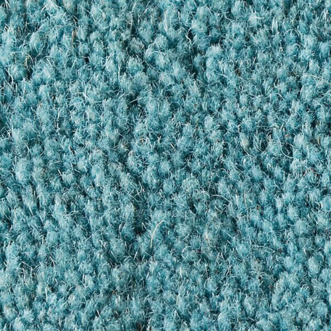 Handgefertigter Teppich "Tuft" Aus Wolle In Petrolblau - Versch. Größen günstig online kaufen