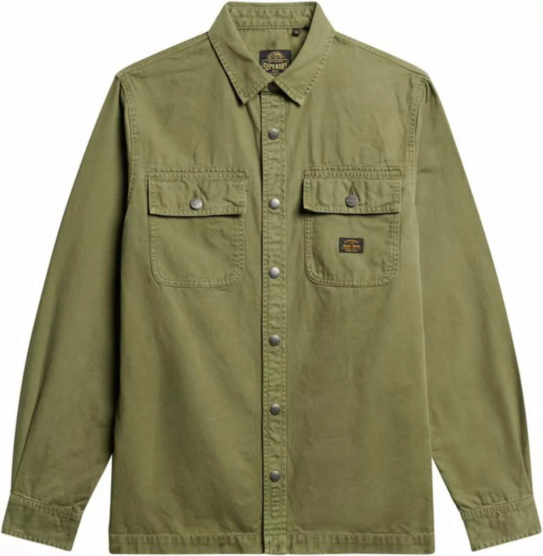 Superdry Langarmhemd Organic Cotton Canvas Workwear Overshirt günstig online kaufen