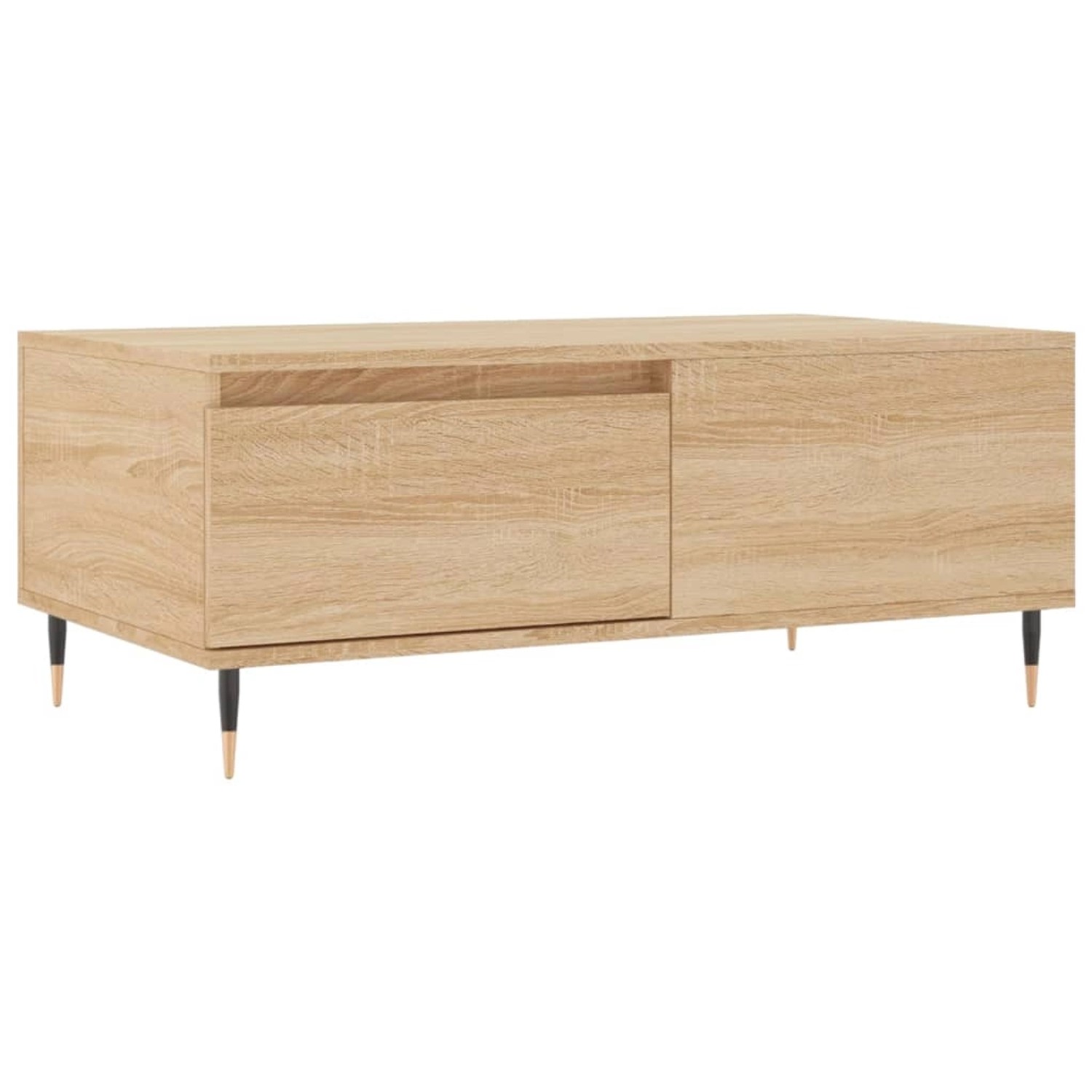 vidaXL Couchtisch Sonoma-Eiche 90x50x36,5 cm Holzwerkstoff Modell 4 günstig online kaufen