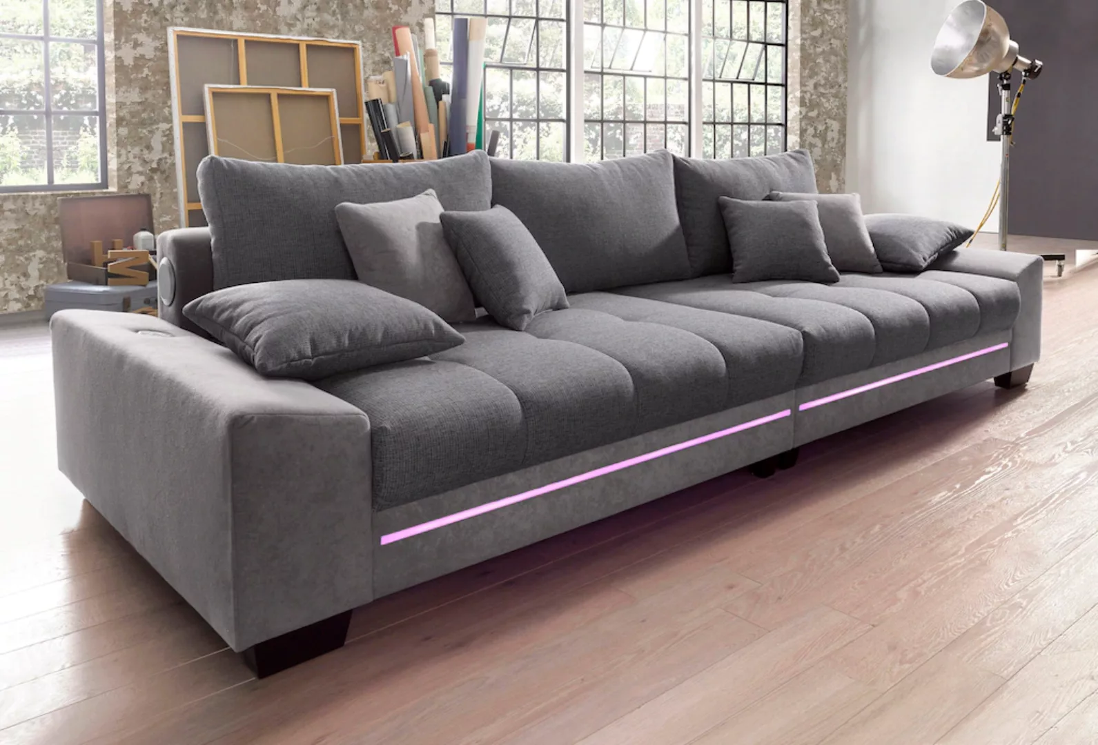 Mr. Couch Big-Sofa Nikita, wahlweise mit Kaltschaum (140kg Belastung/Sitz) günstig online kaufen