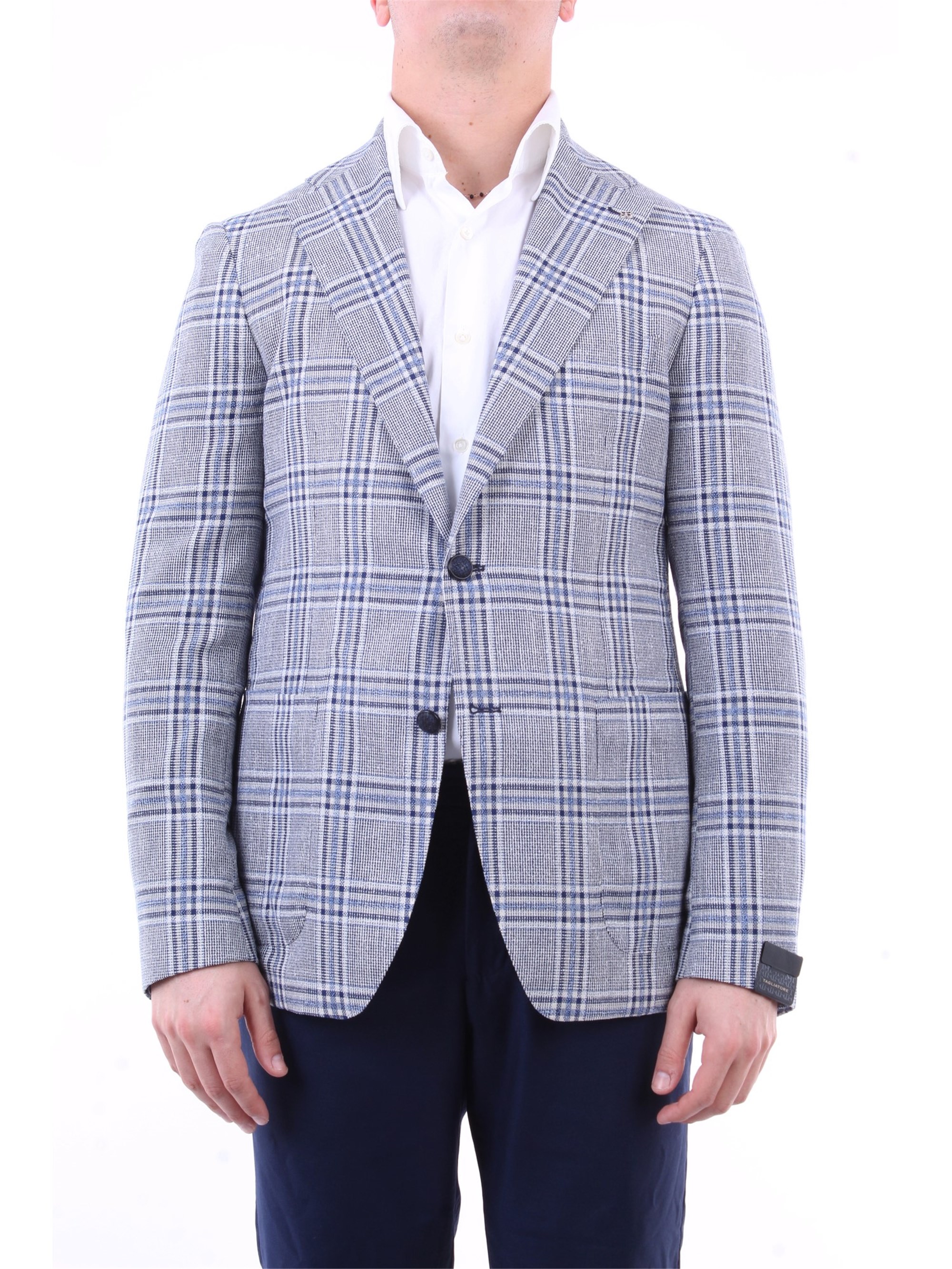 TAGLIATORE Blazer Herren Creme und Blau günstig online kaufen