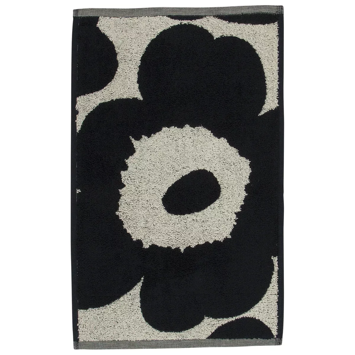 Unikko Handtuch naturweiß-dunkelblau 30 x 50cm günstig online kaufen