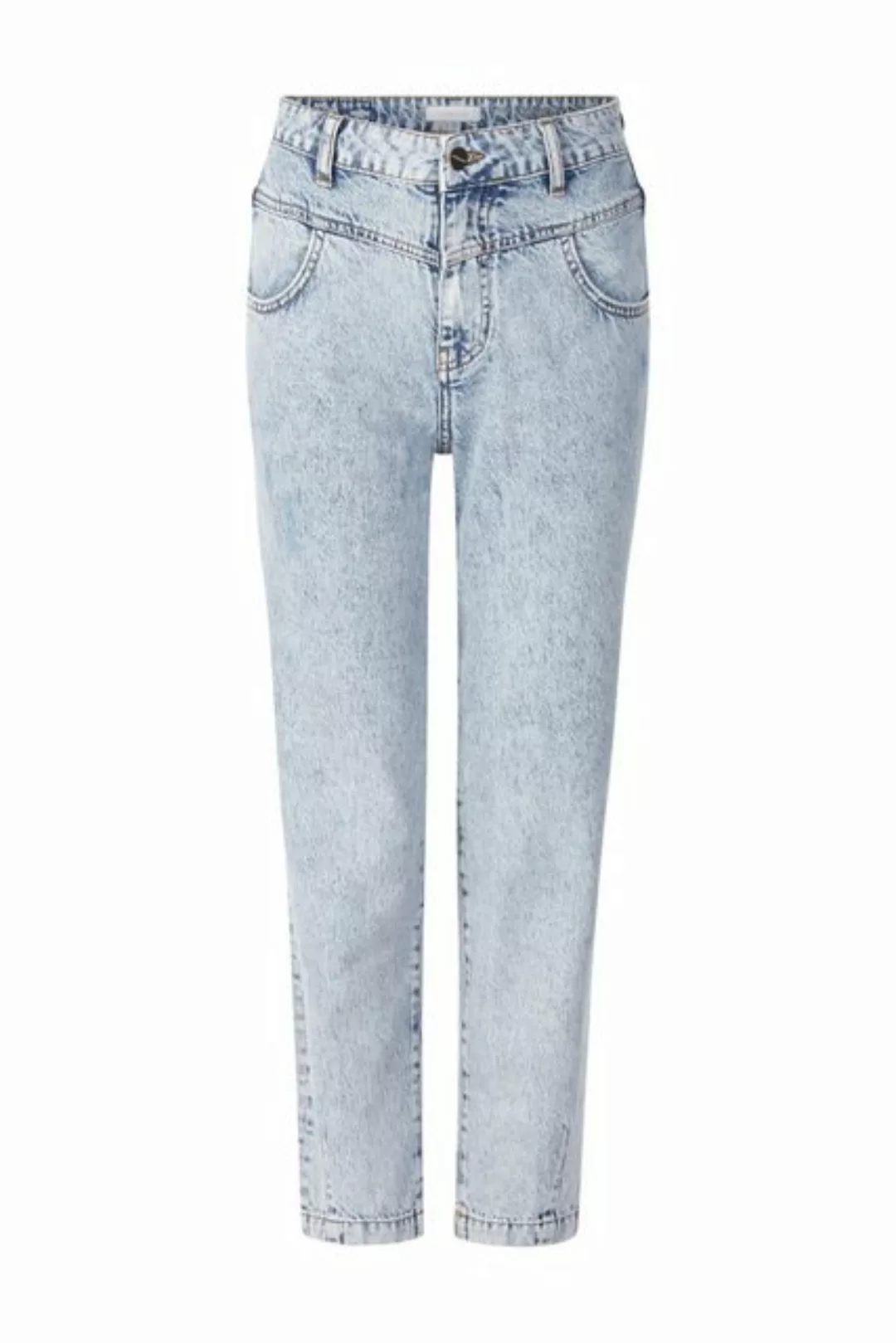 Rich & Royal 5-Pocket-Jeans Slouchy blue denim organic günstig online kaufen