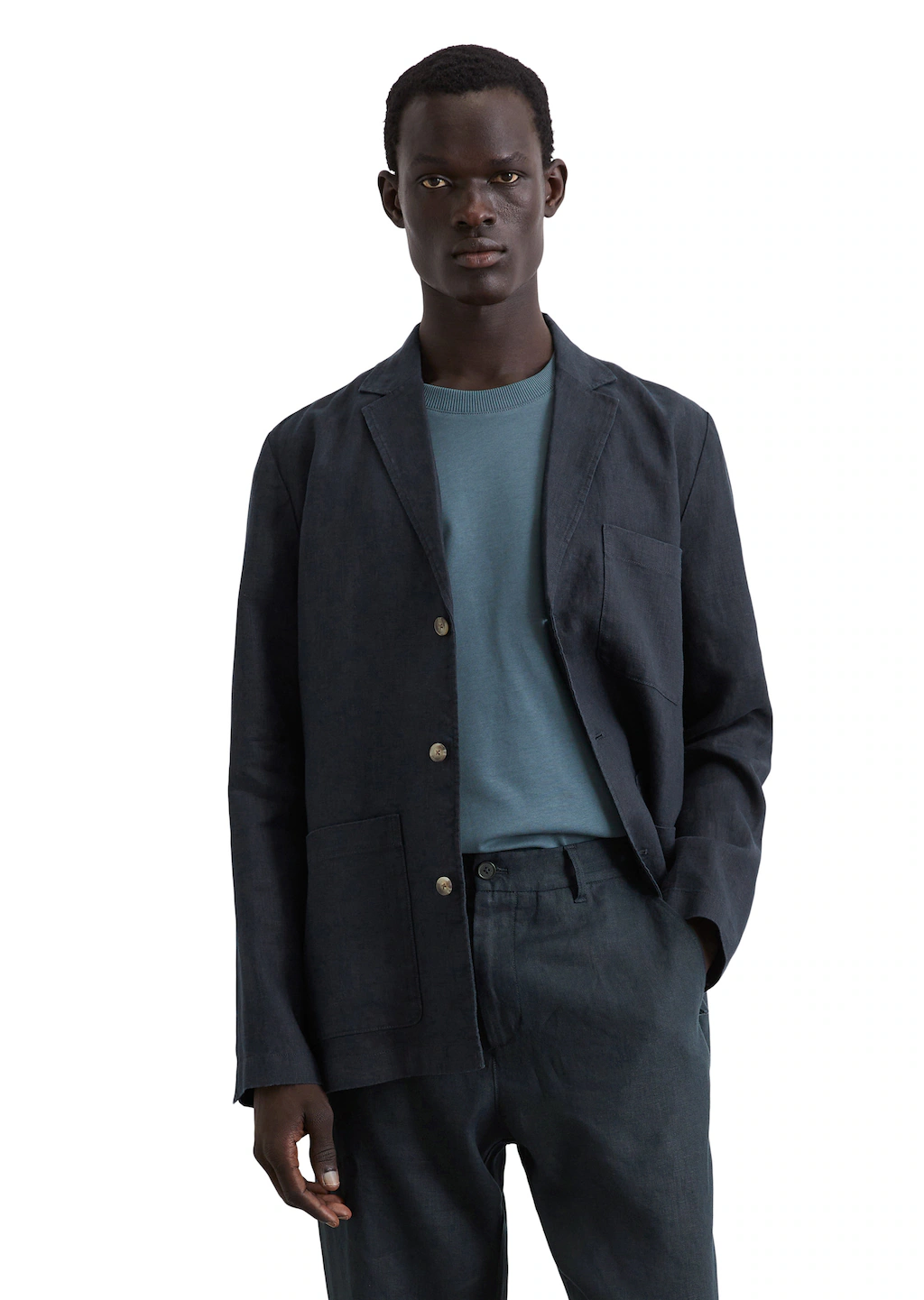 Marc OPolo Kurzjacke "aus reinem Leinen" günstig online kaufen