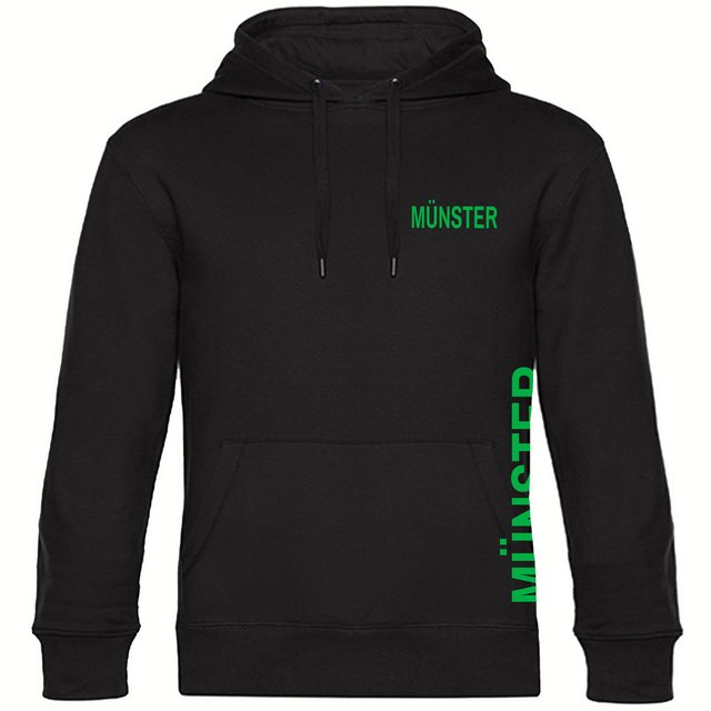 multifanshop Kapuzensweatshirt Münster - Brust & Seite - Hoodie günstig online kaufen