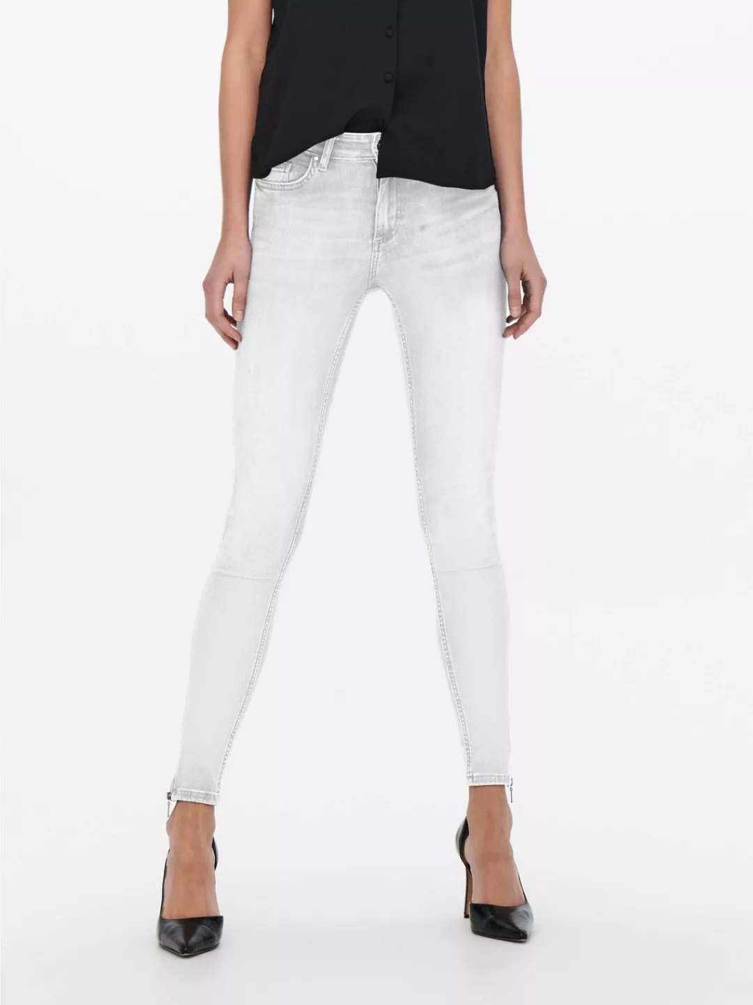 ONLY Skinny-fit-Jeans ONLBLUSH MID SKINNY ANKLE ZIP DNM BOX günstig online kaufen