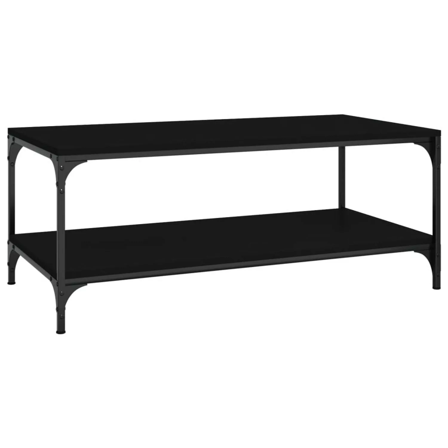 vidaXL Couchtisch Schwarz 100x50x40 cm Holzwerkstoff Modell 2 günstig online kaufen