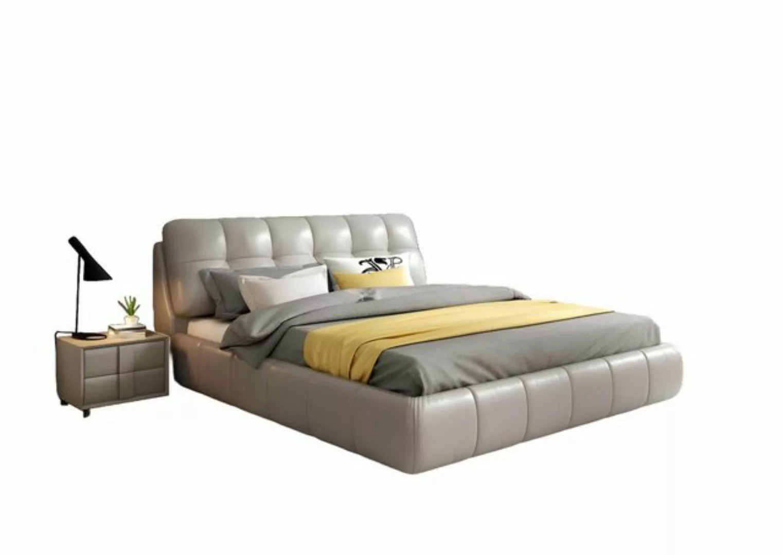 JVmoebel Bett, Doppelbett Schlafzimmer Ehe Polster Bett Doppelbetten 180x20 günstig online kaufen