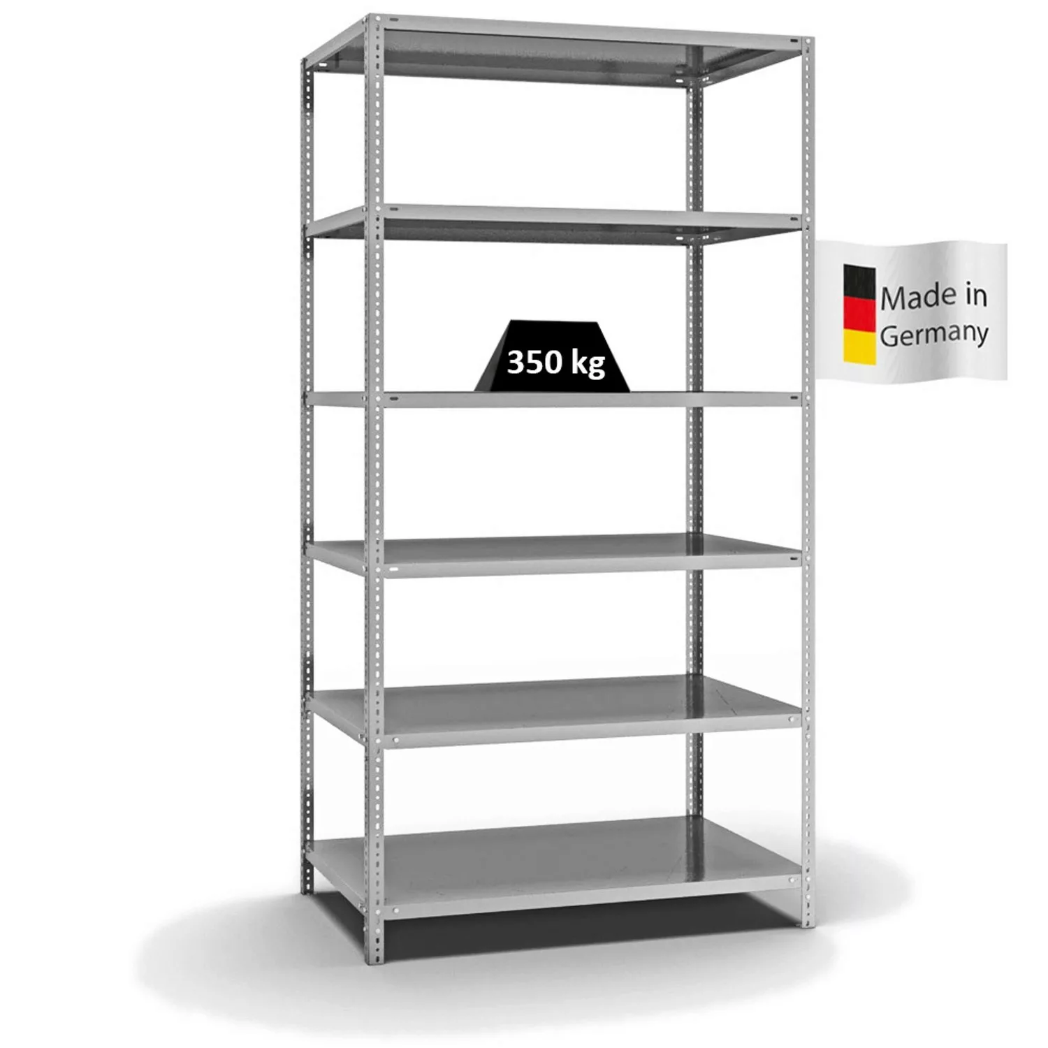 PROREGAL Fachbodenregal Schraubsystem Heavy-Duty Grundregal HxBxT 250 x 130 günstig online kaufen