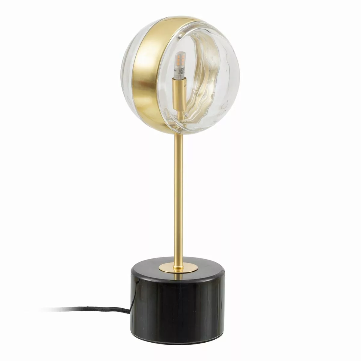 Led Tischlampe Kristall Gold Eisen 15 X 15 X 40 Cm günstig online kaufen