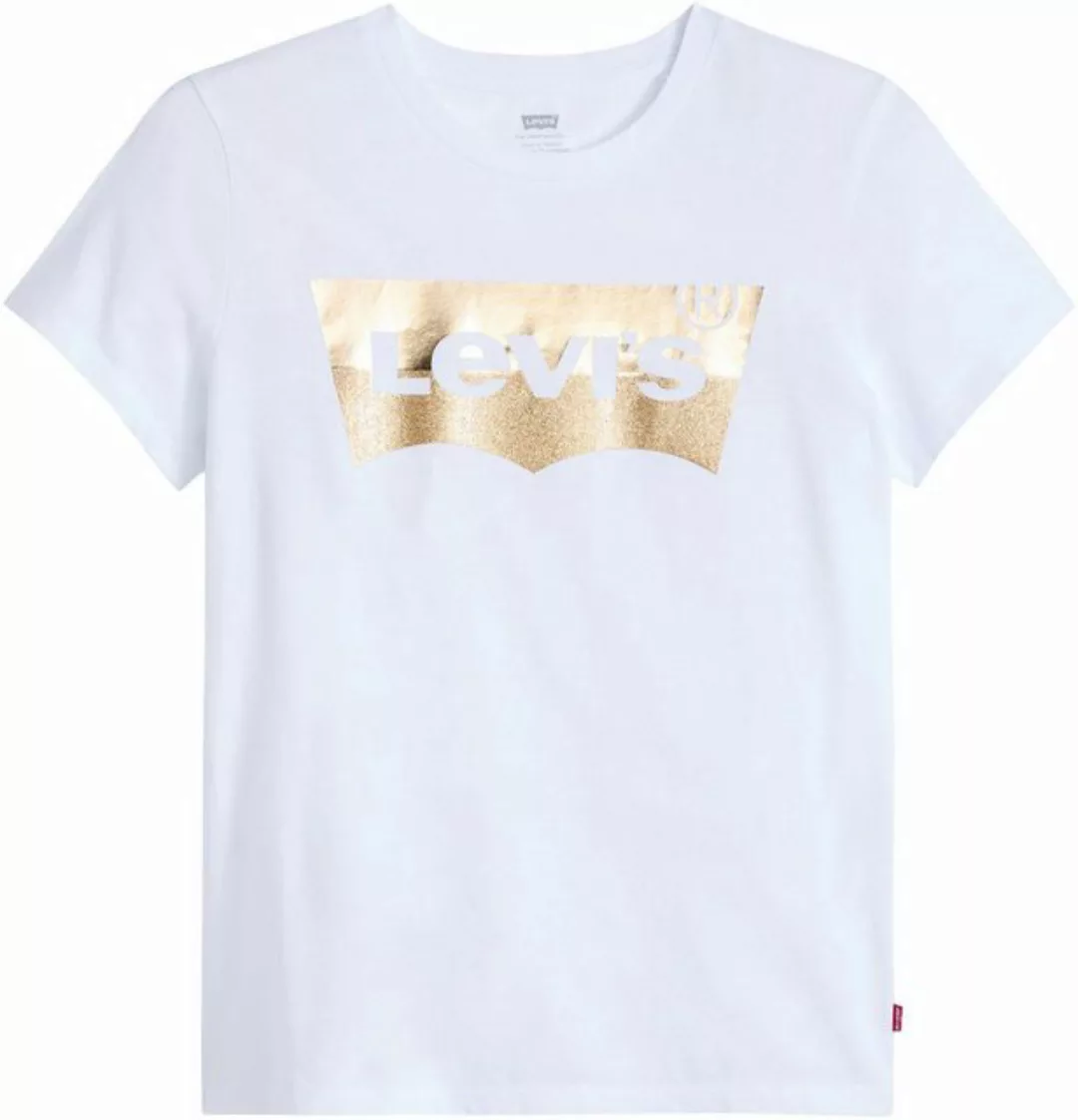 Levi's® Rundhalsshirt THE PERFECT TEE mit Logo im Metallic-Holo Print günstig online kaufen