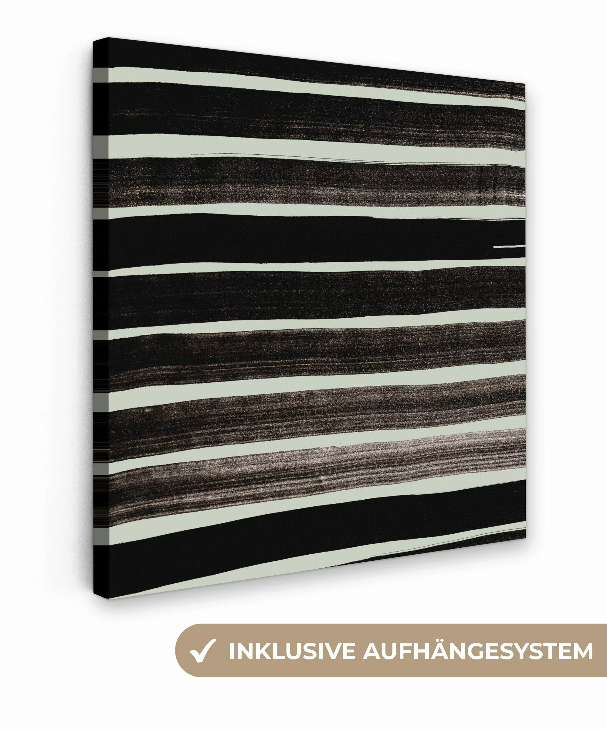 OneMillionCanvasses® Leinwandbild Linien - Dunkel - günstig online kaufen