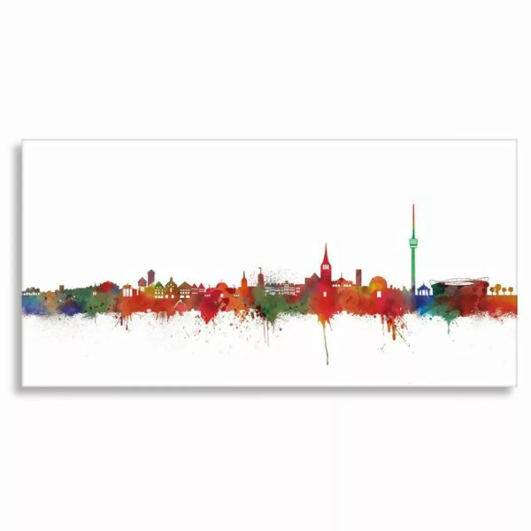 Skyline Von Stuttgart- Light - Wandbild - Kunstdruck günstig online kaufen